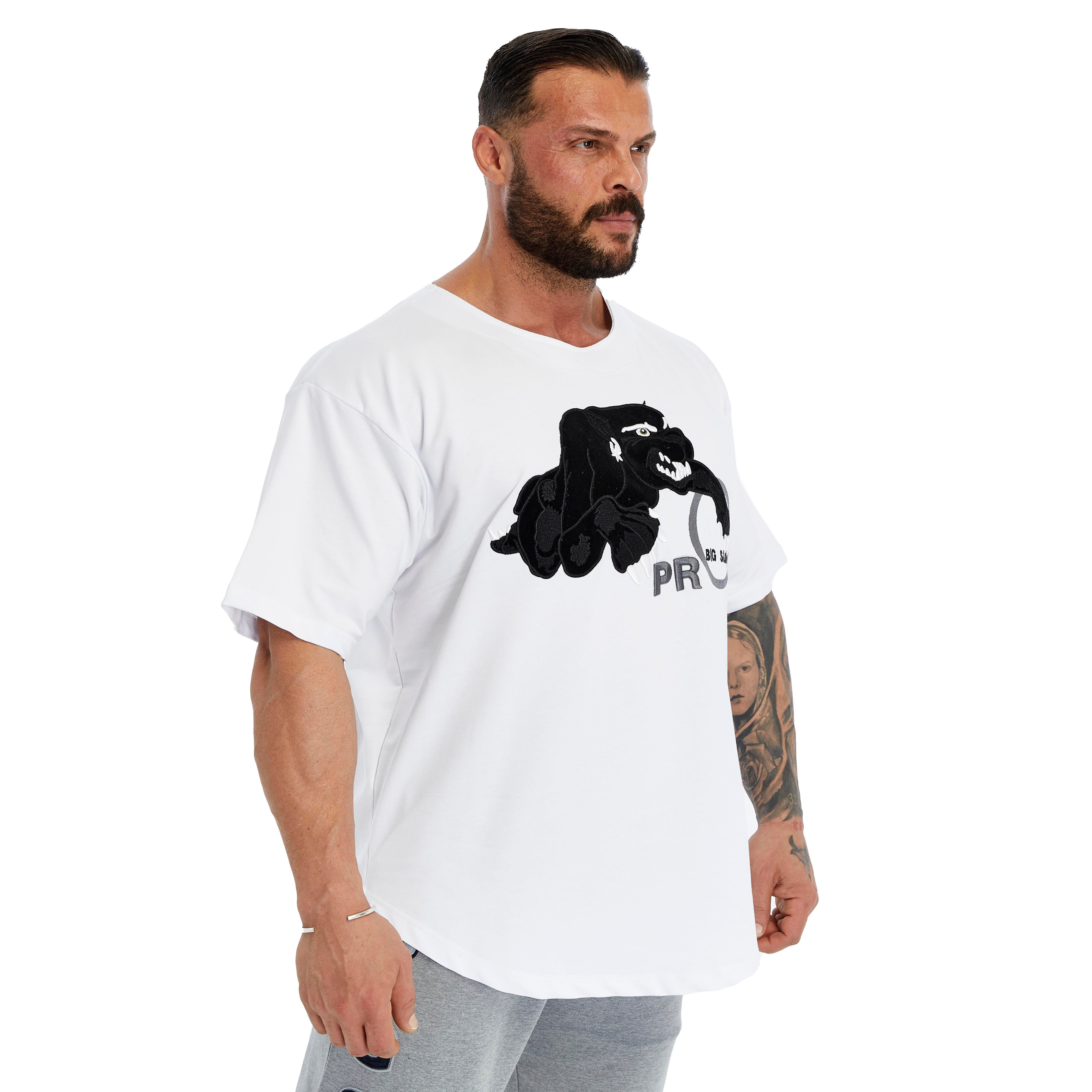 Men's Oversize Embroidered Rag Top T-shirt