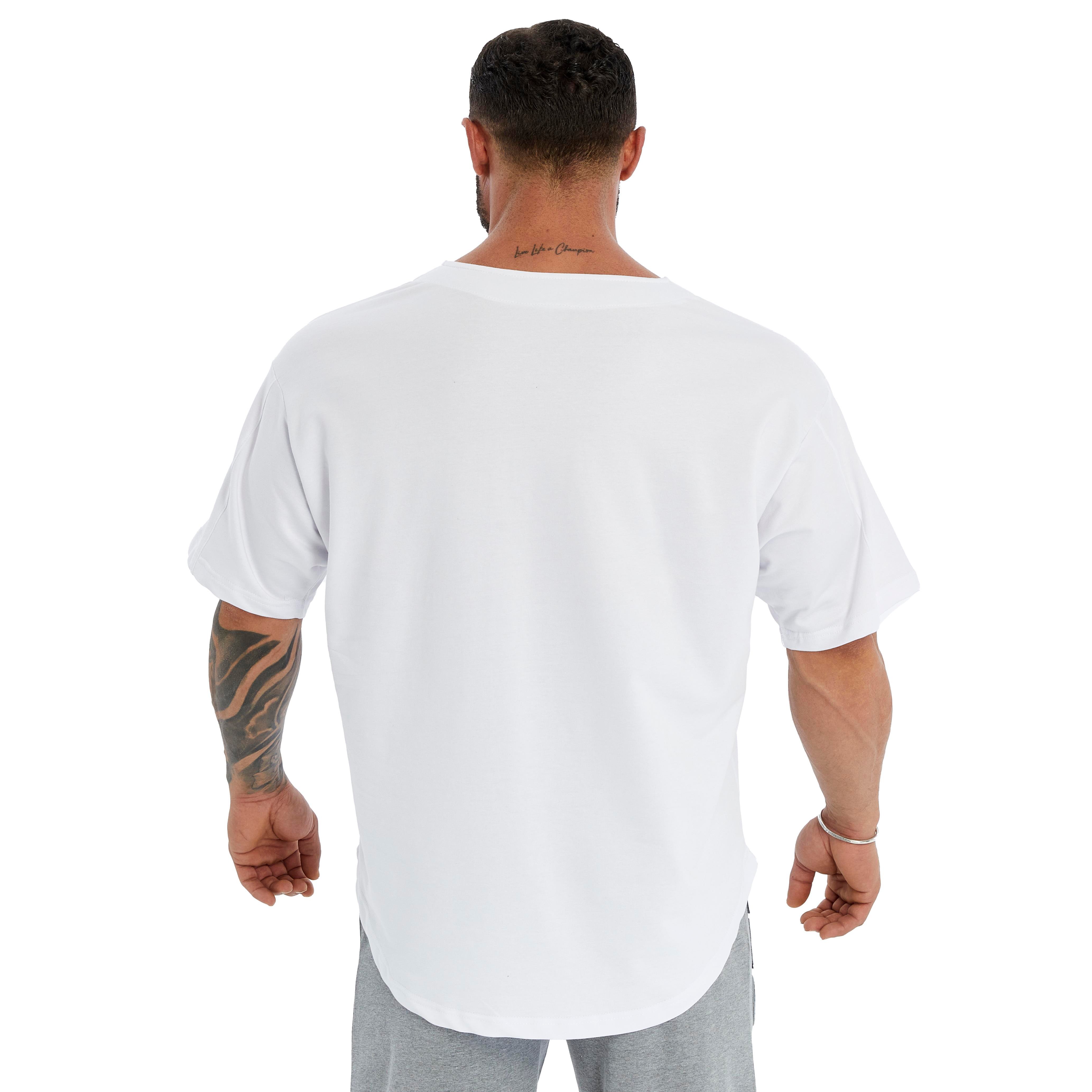 Men's Oversize Embroidered Rag Top T-shirt