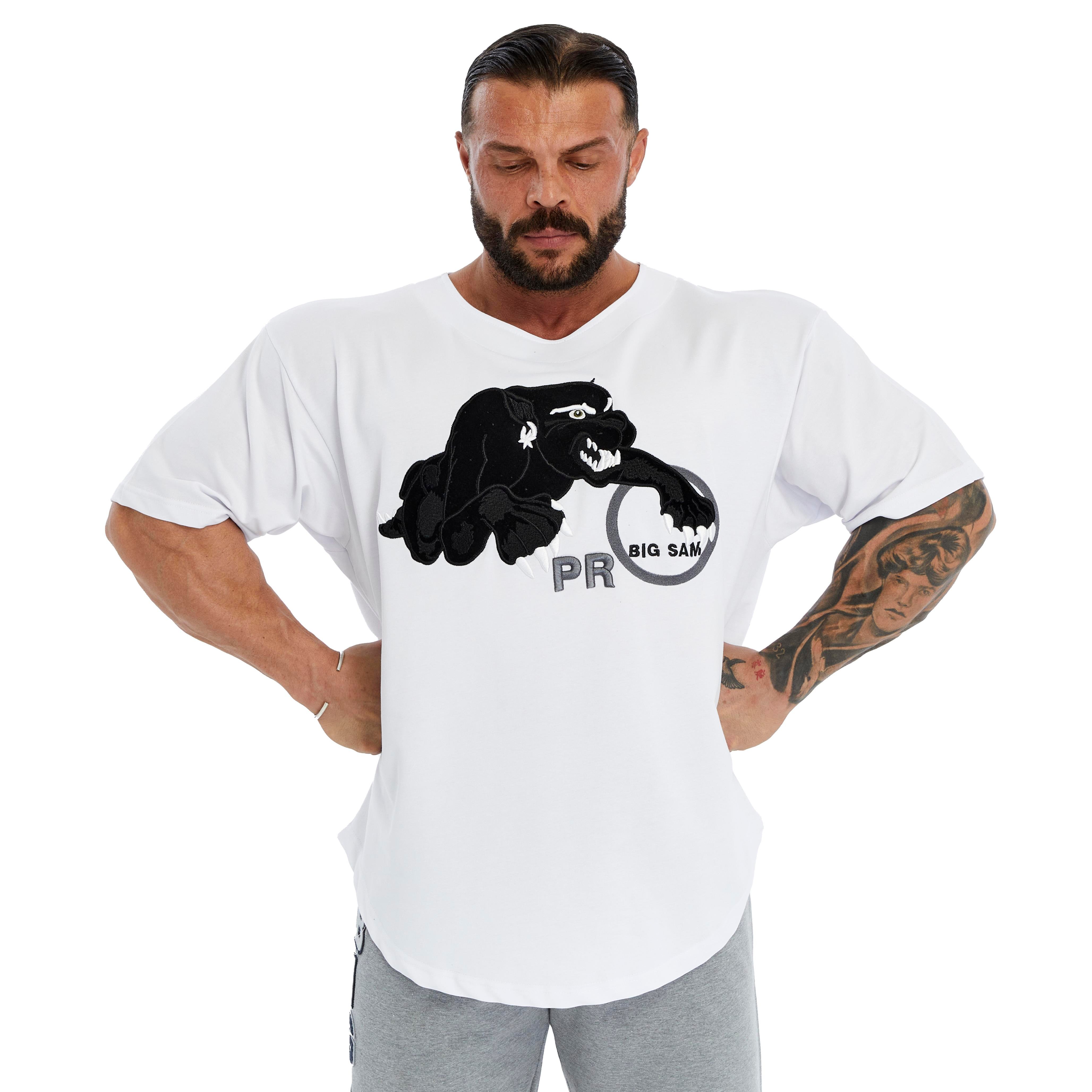 Men's Oversize Embroidered Rag Top T-shirt