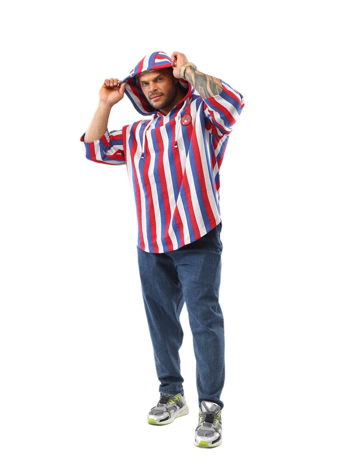 Men's Oversize Hooded Shirt