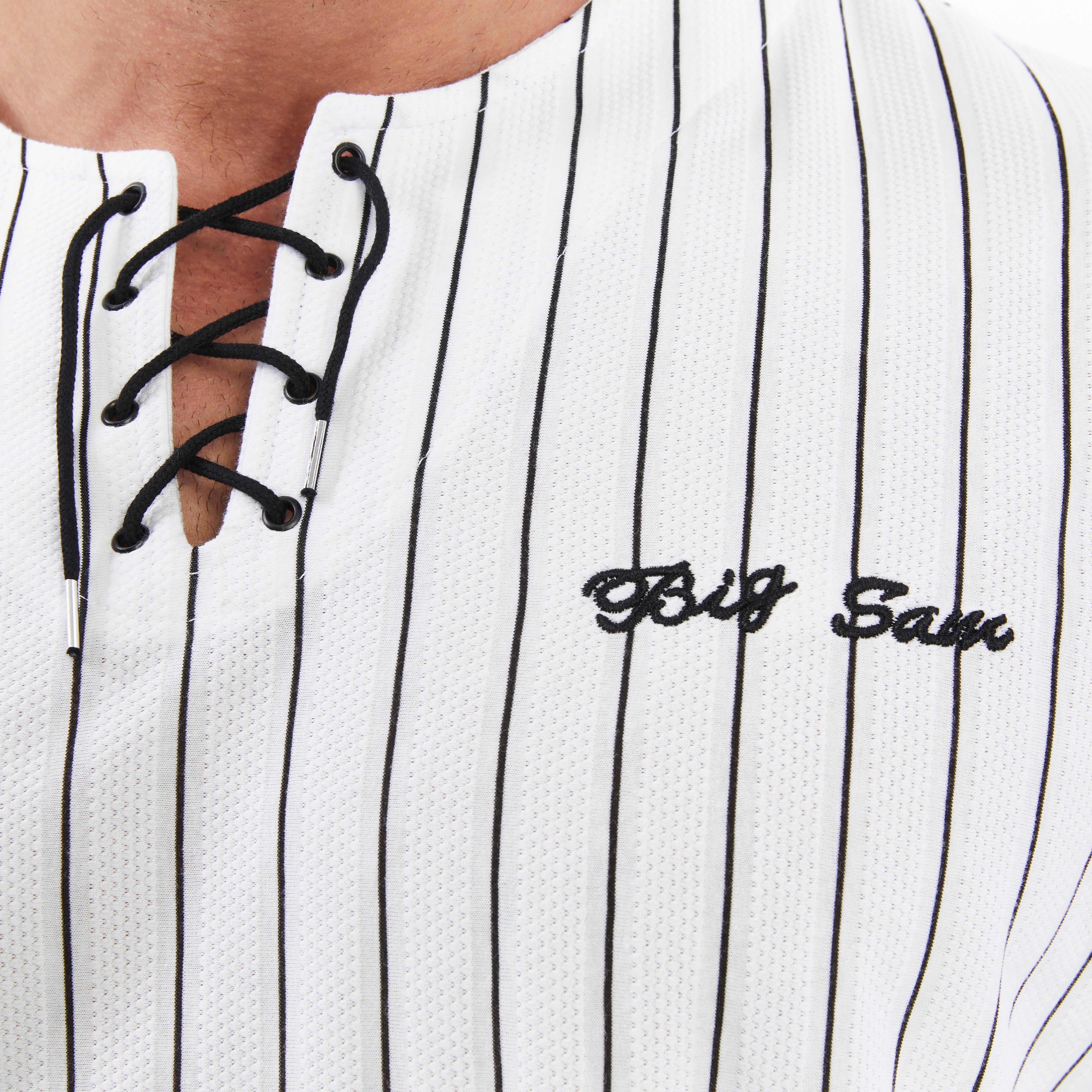 Men's Oversize Lace Up Cotton T-shirt