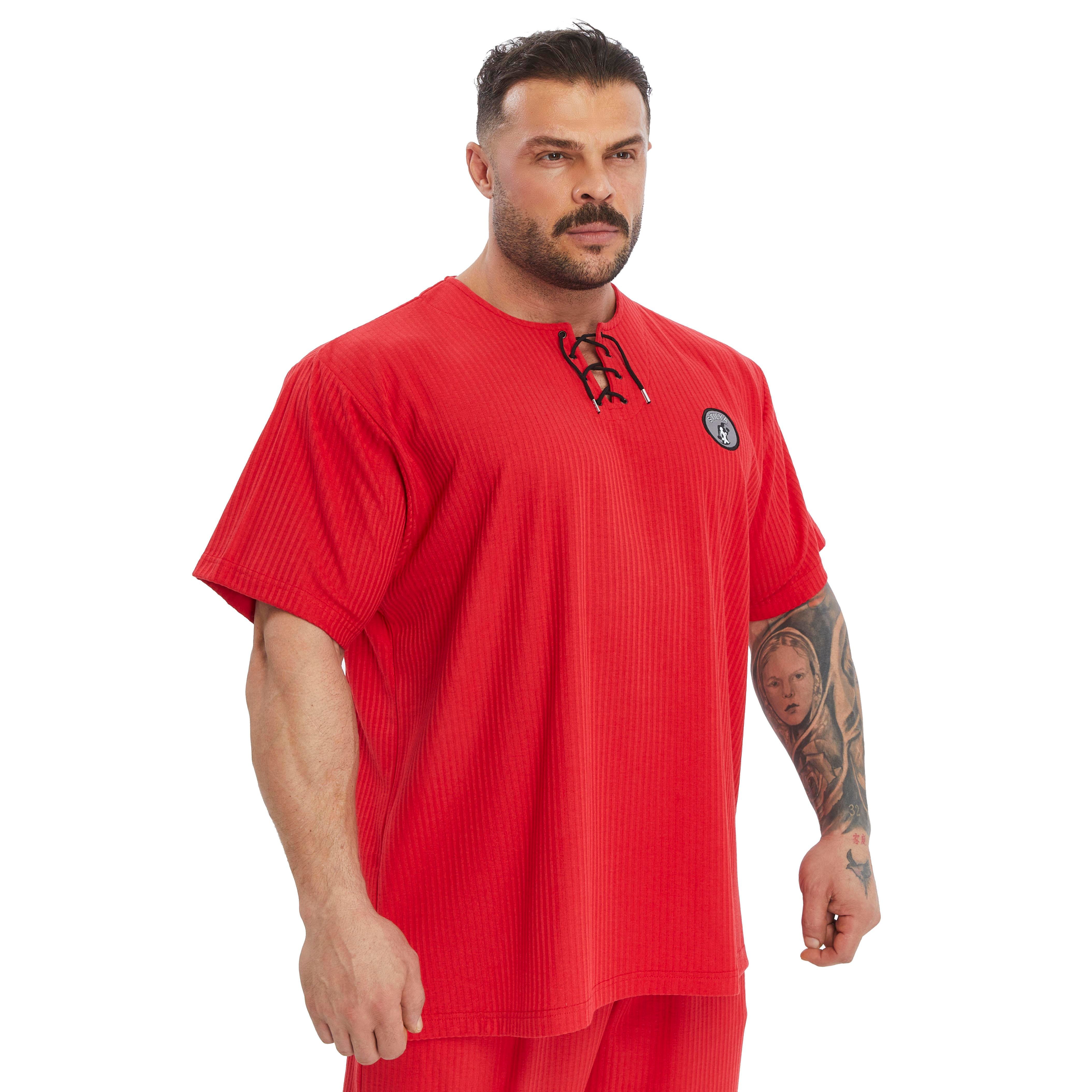 Men's Oversize Lace Up Cotton T-shirt