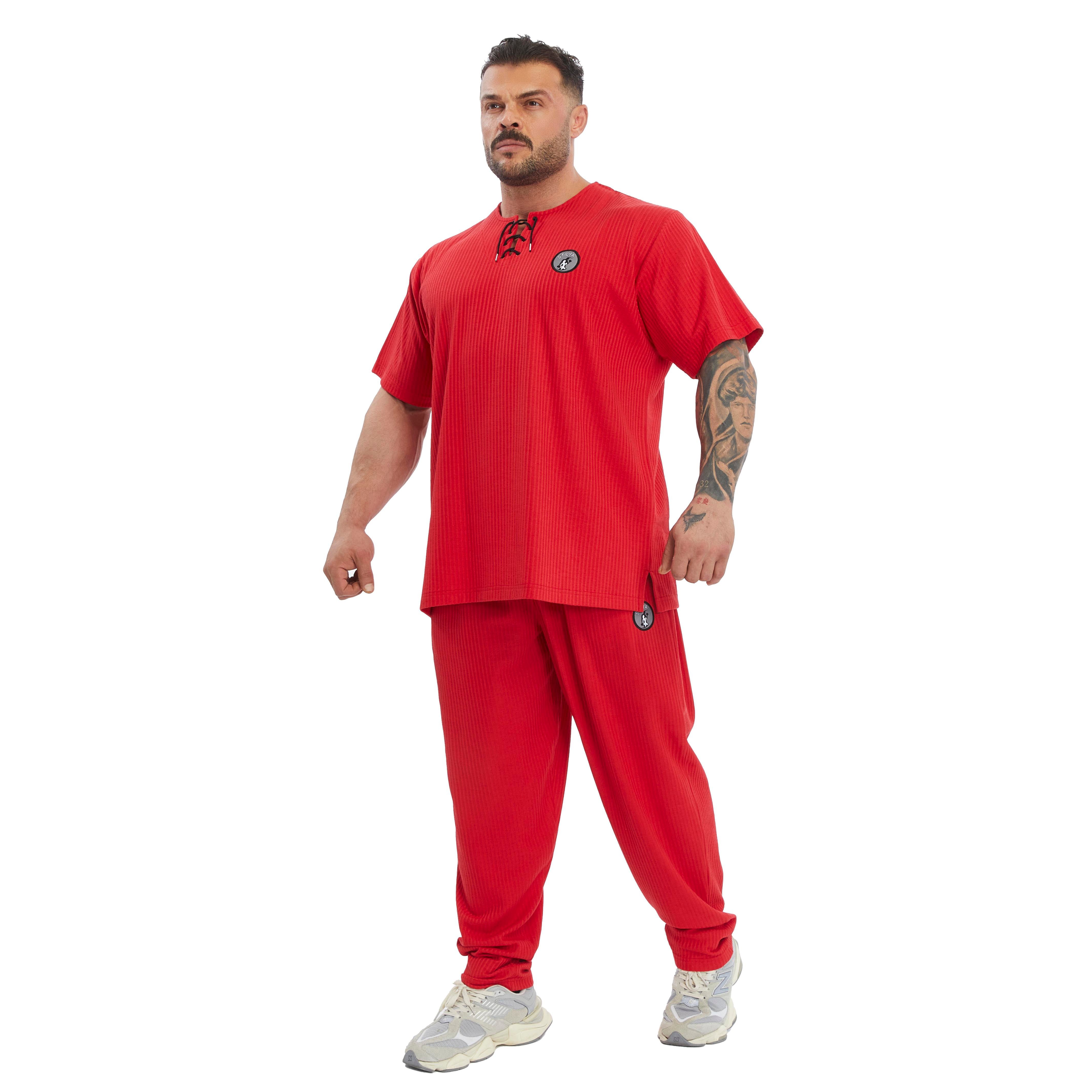 Men's Oversize Lace Up Cotton T-shirt