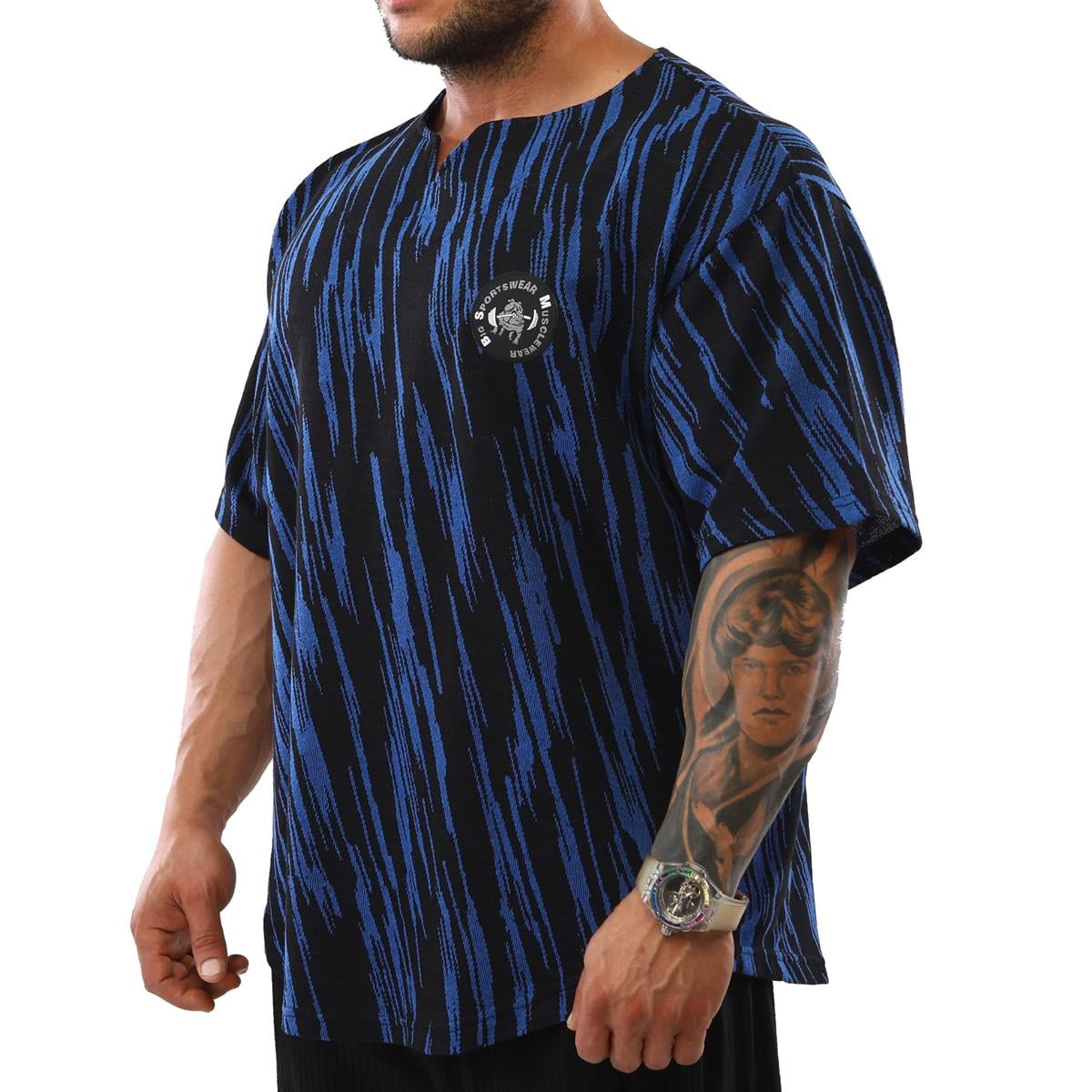 Men's Oversize Rag Top Gym T-shirt