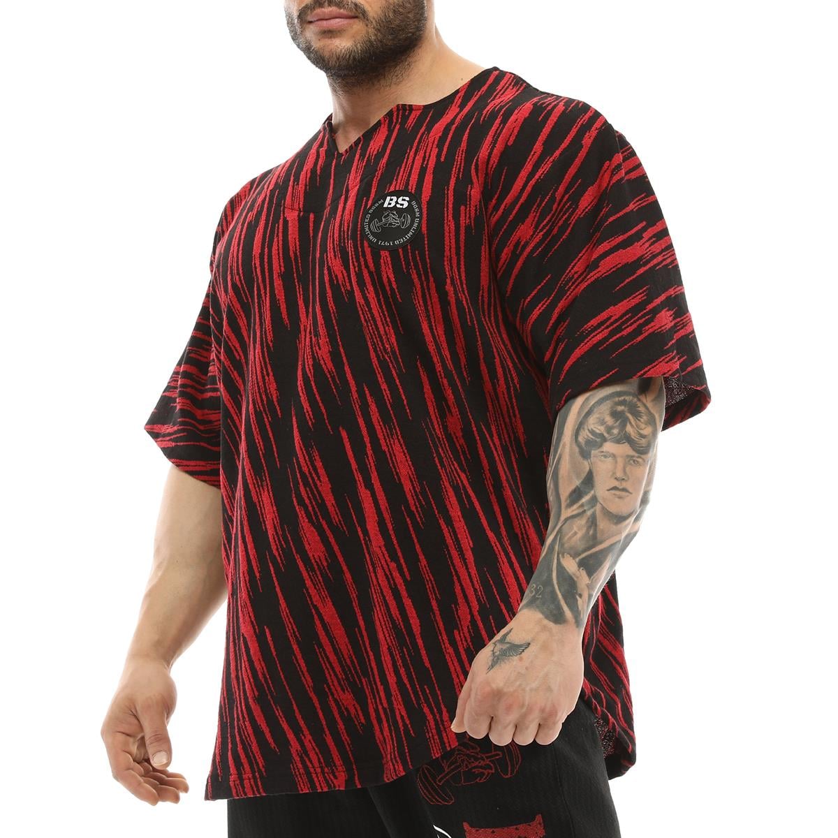 Men's Oversize Rag Top Gym T-shirt