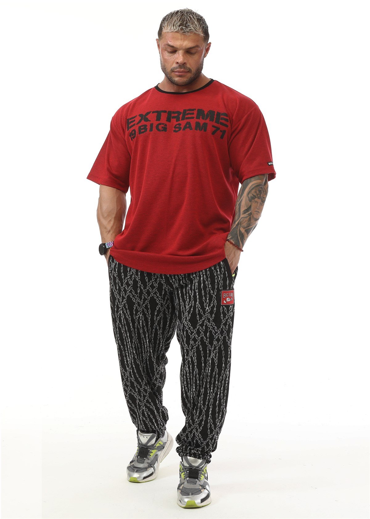 Men's Oversize Rag Top Gym T-shirt