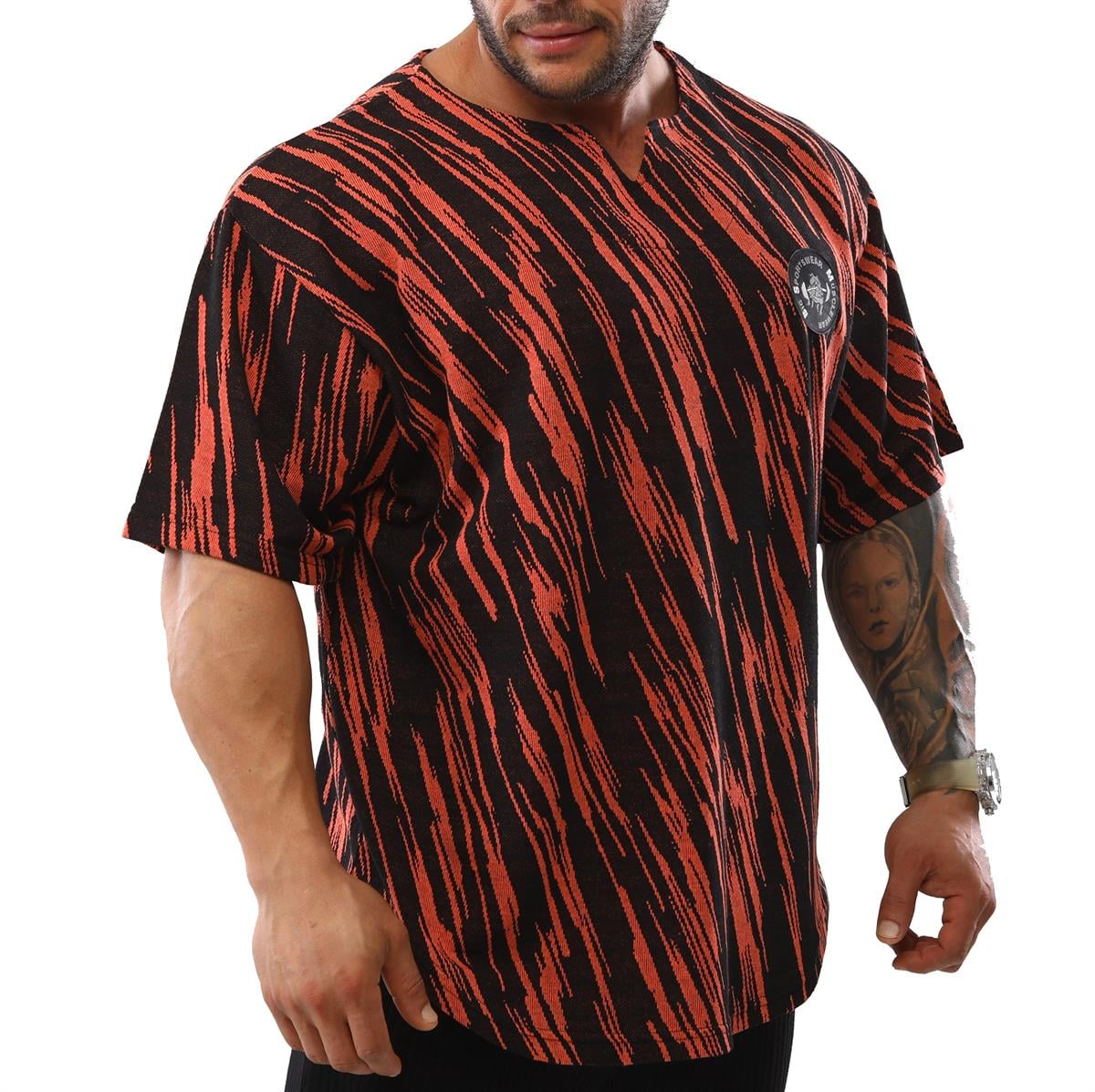 Men's Oversize Rag Top Gym T-shirt