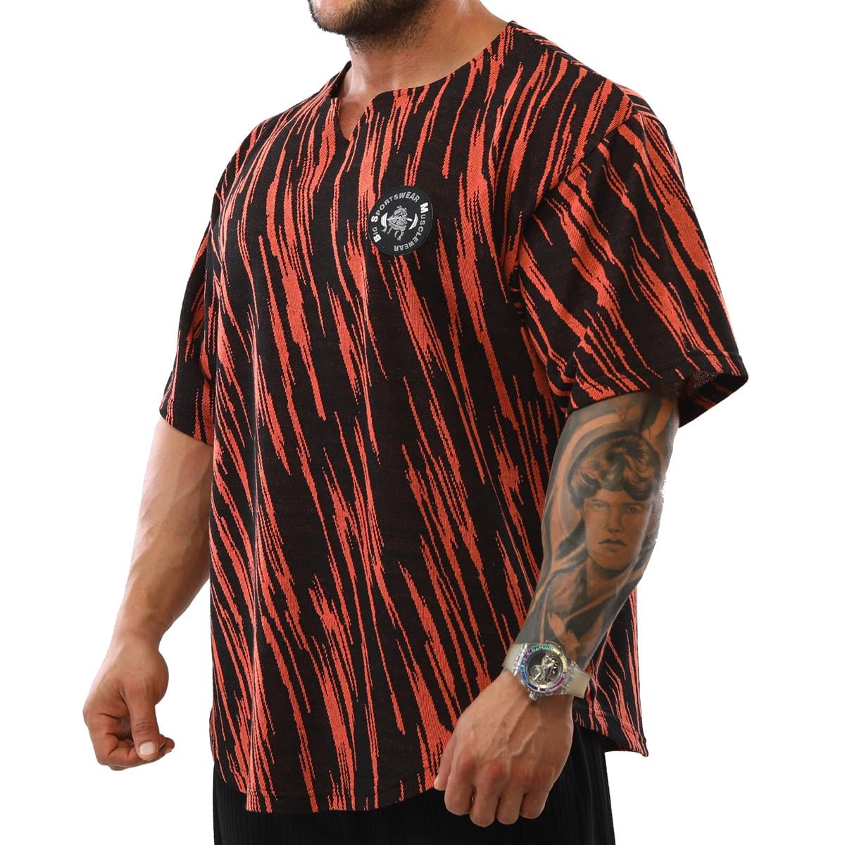 Men's Oversize Rag Top Gym T-shirt