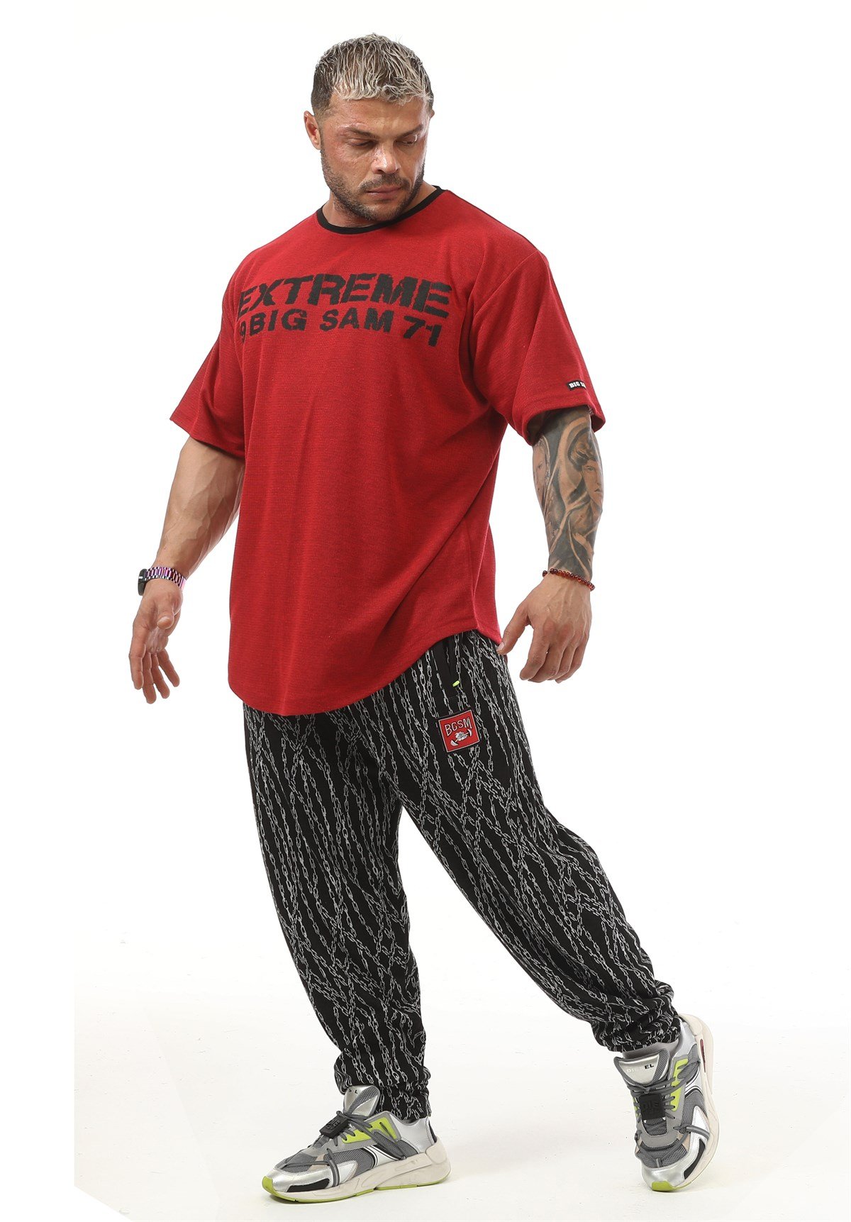 Men's Oversize Rag Top Gym T-shirt