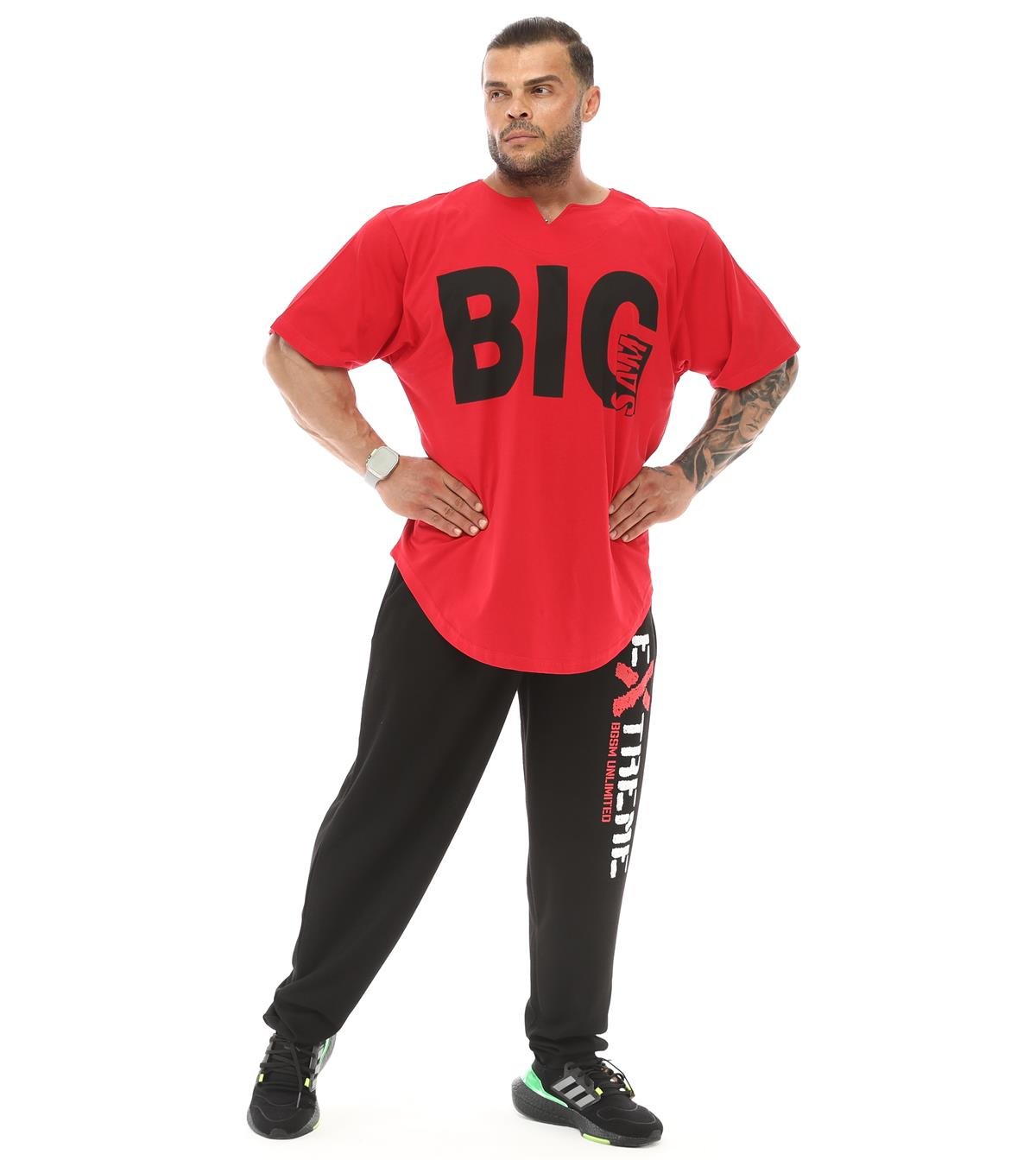 Men's Oversize Rag Top Gym T-shirt