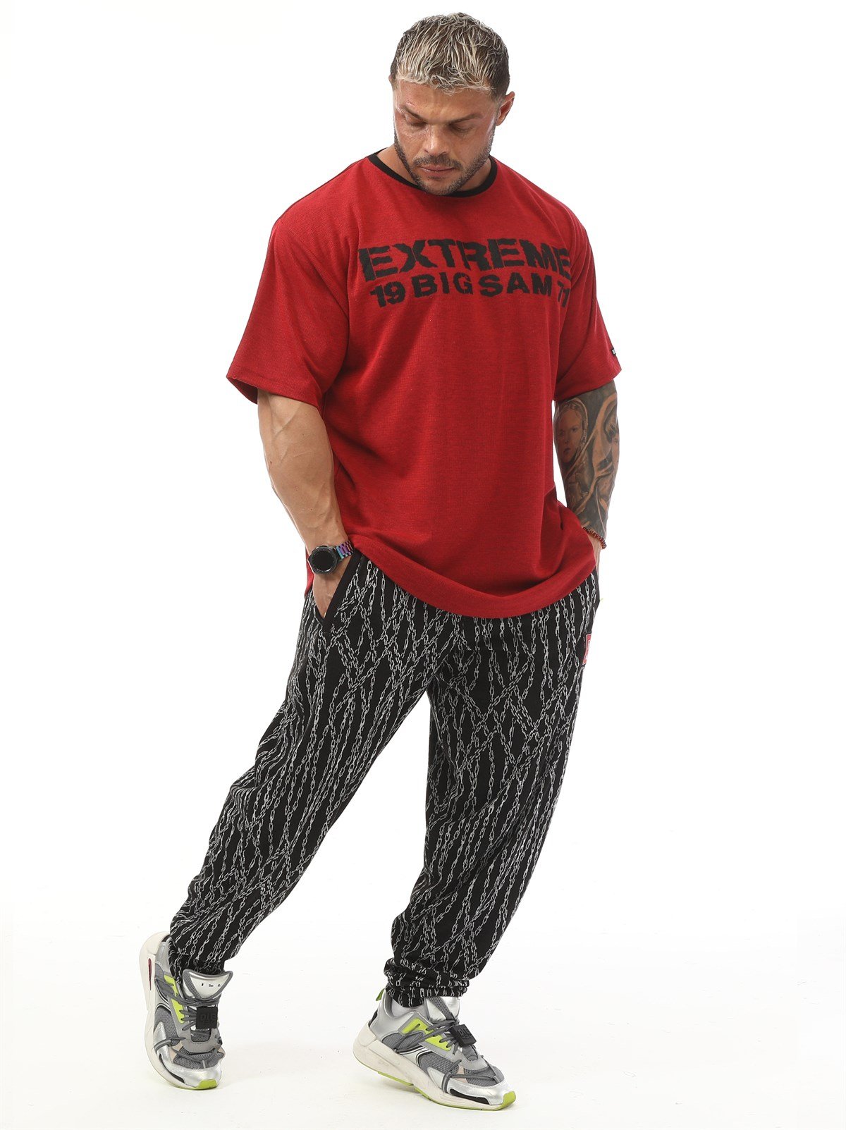 Men's Oversize Rag Top Gym T-shirt