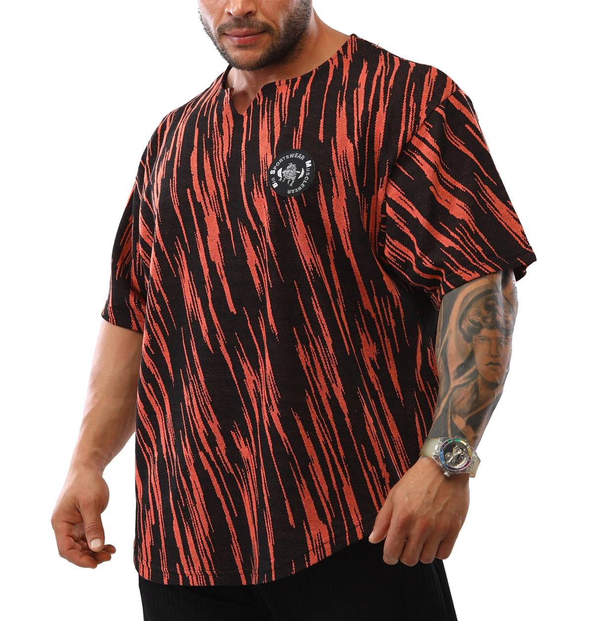 Men's Oversize Rag Top Gym T-shirt