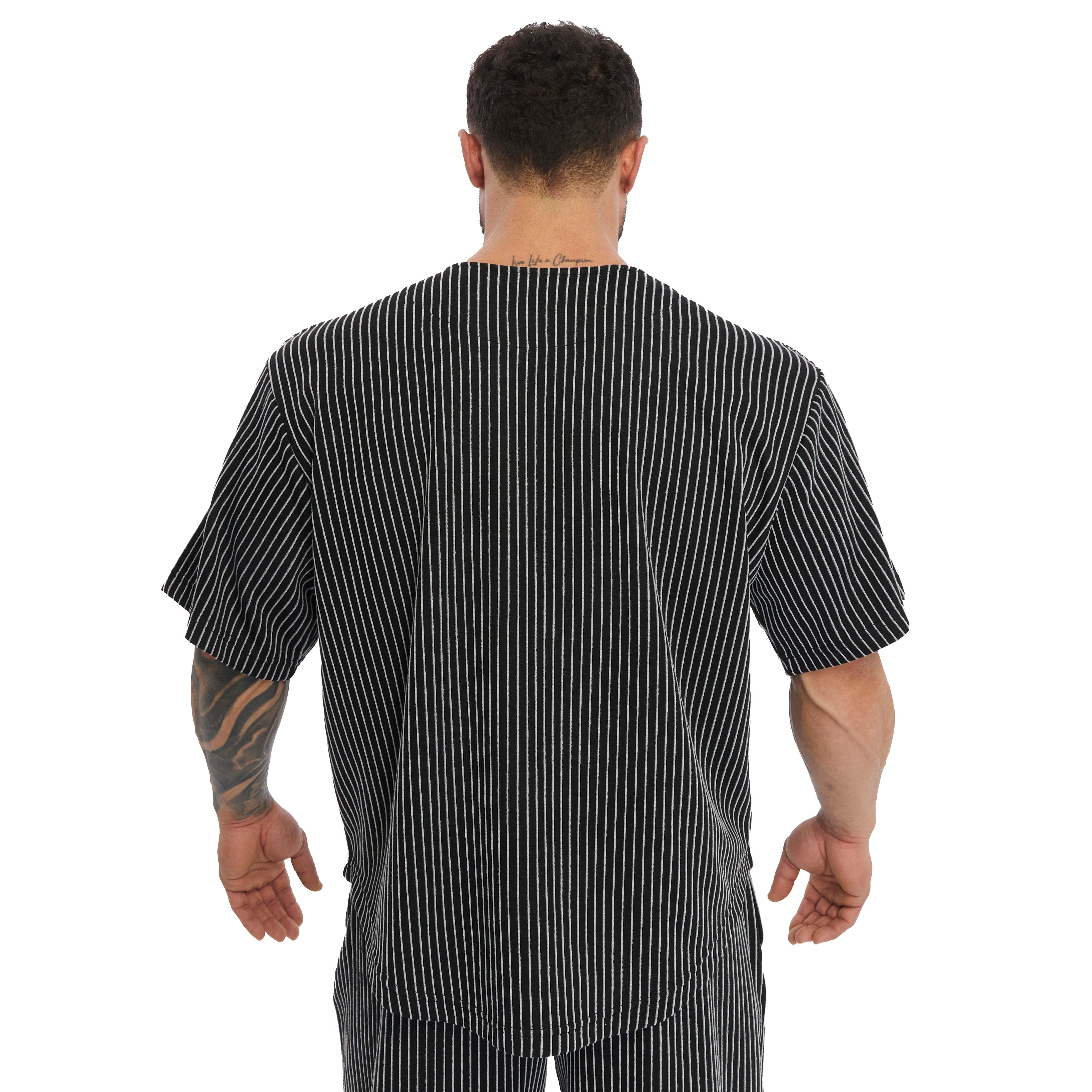 Men's Oversize Rag Top T-shirt Textured Fabric