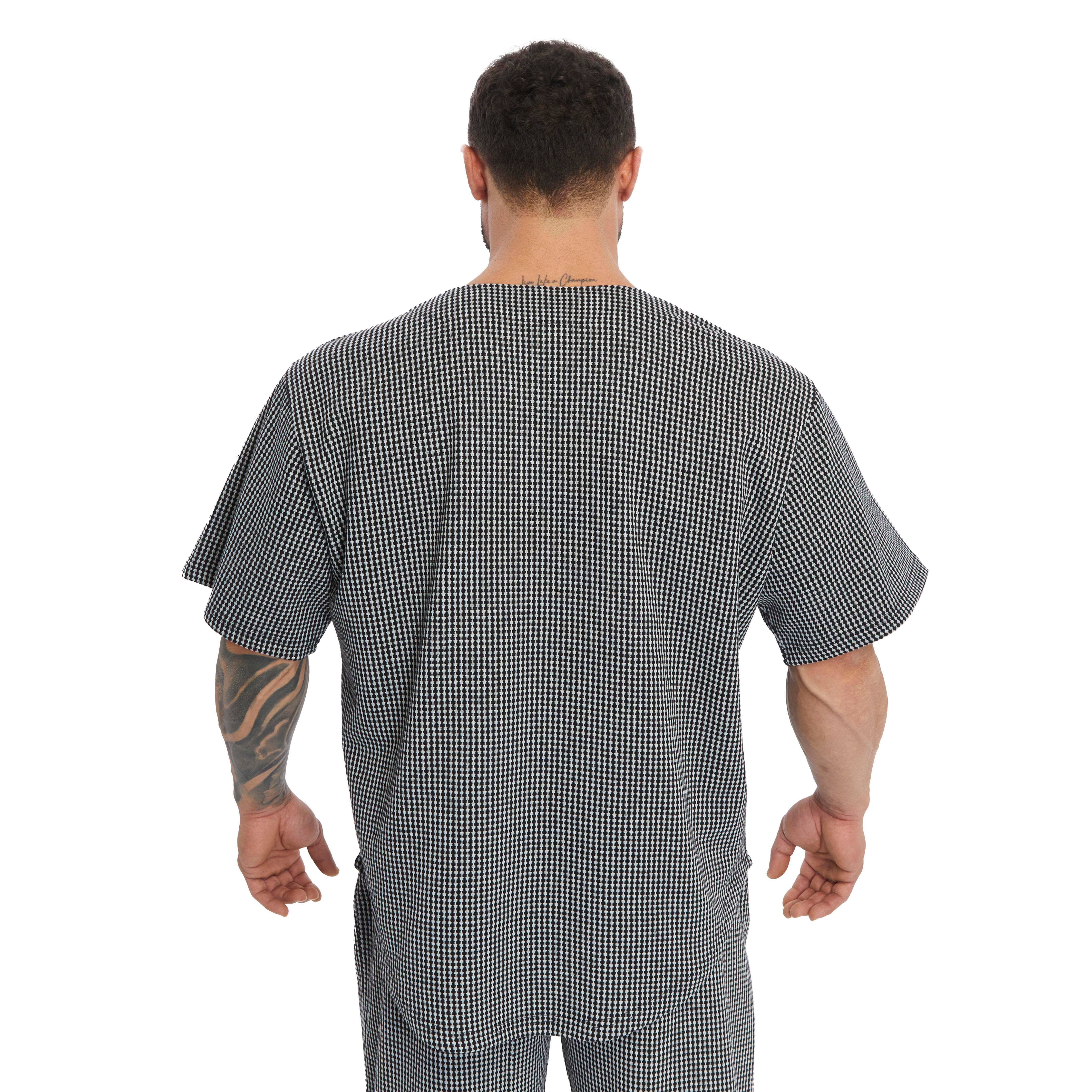 Men's Oversize Rag Top Thick Fabric T-shirt