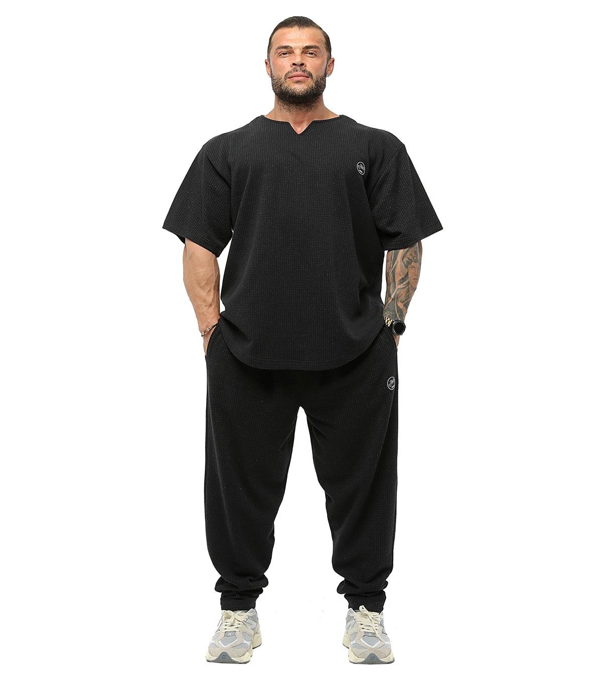 Men's Oversize Rag Top Thick Fabric T-shirt