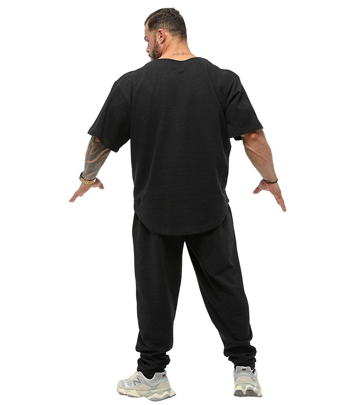 Men's Oversize Rag Top Thick Fabric T-shirt