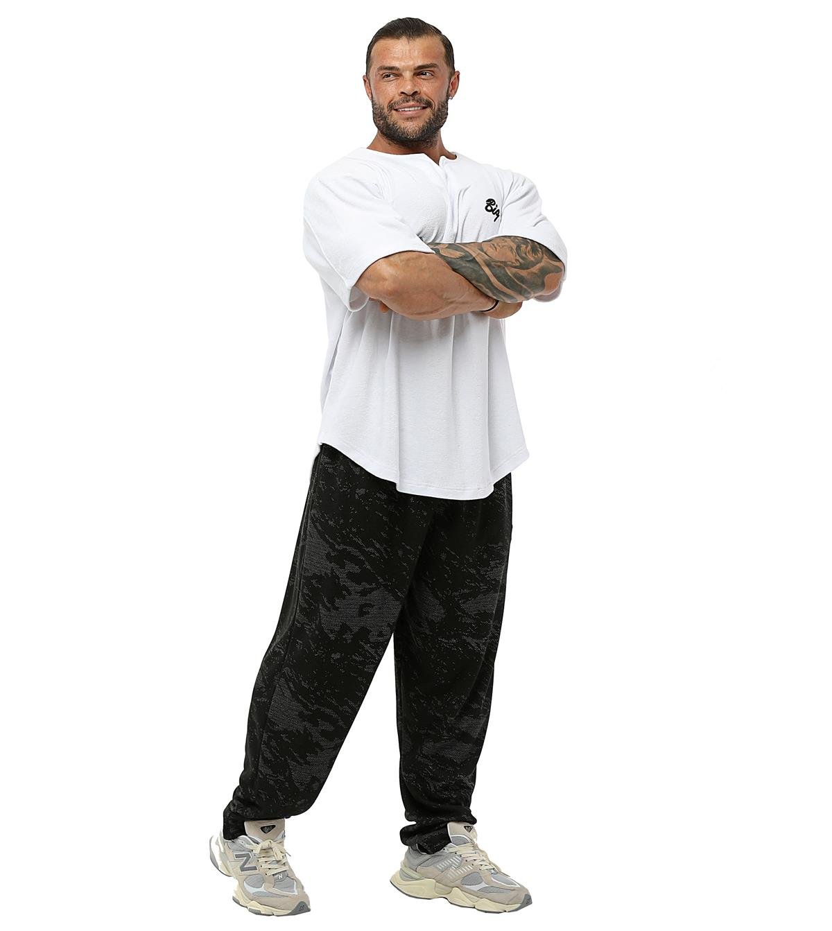 Men's Oversize Rag Top Towel Fabric T-shirt