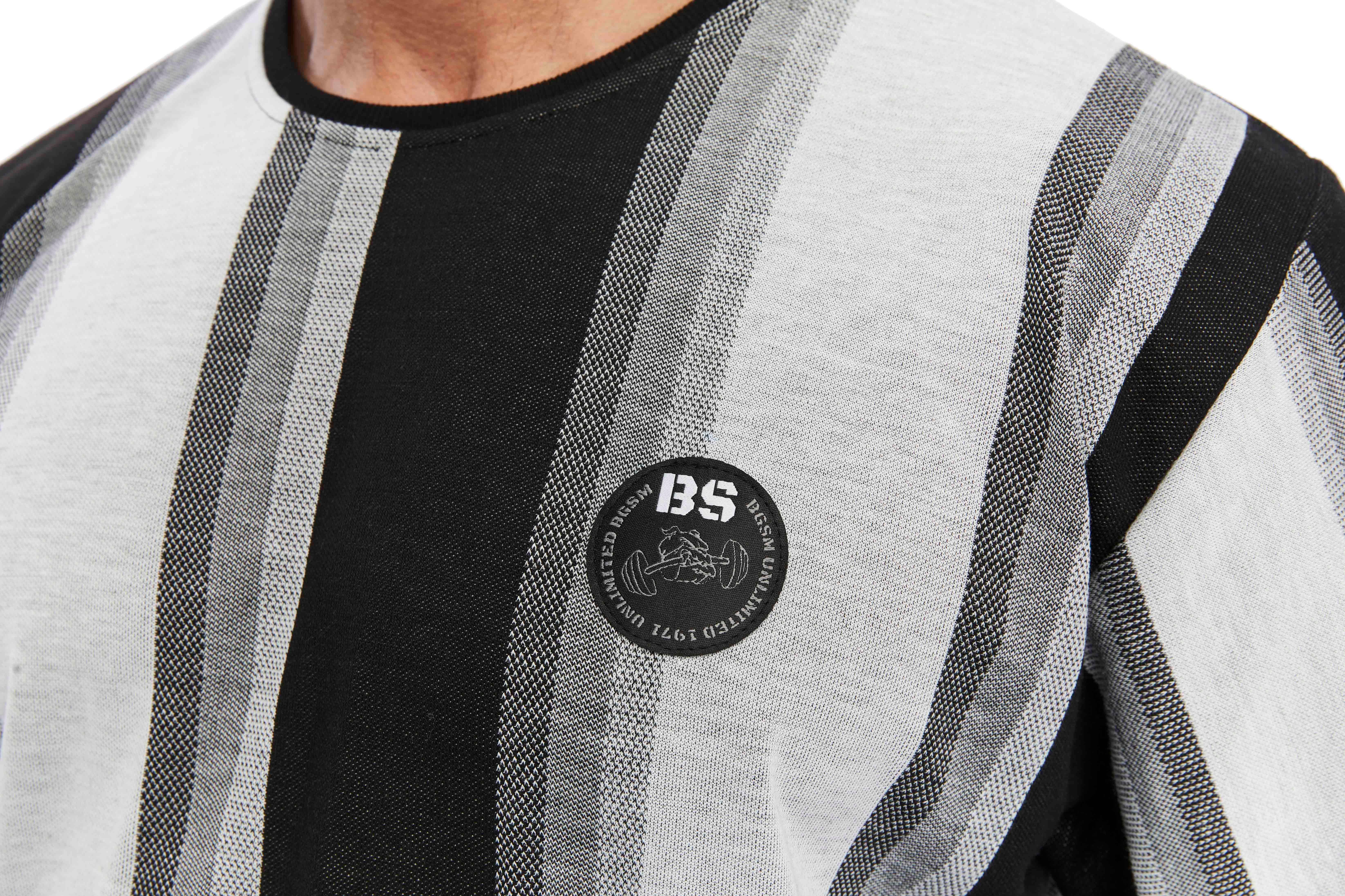 Men's Oversize Striped Sweatshirt 