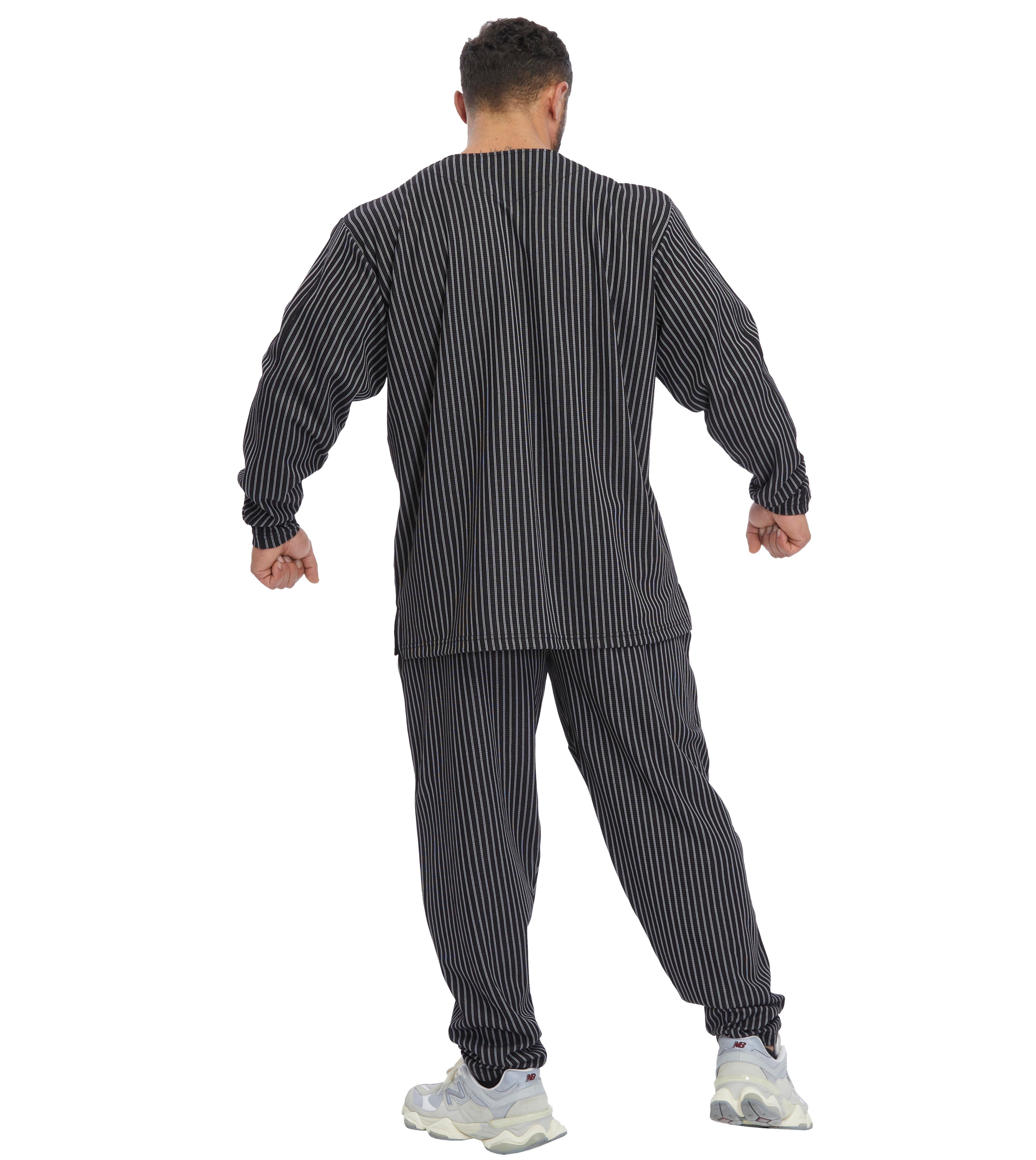 Men's Oversize Striped Sweatshirt 