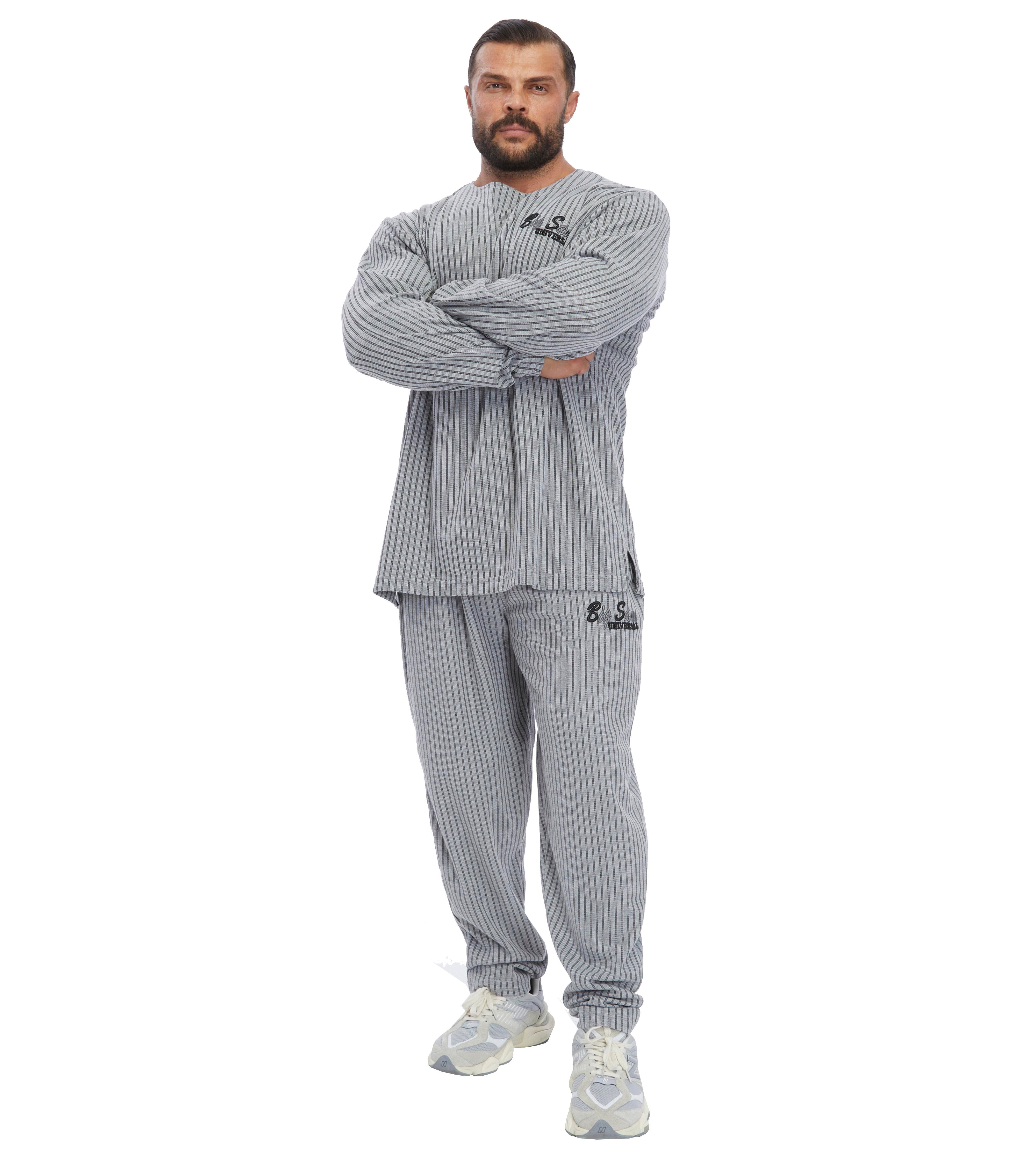 Men's Oversize Striped Sweatshirt 