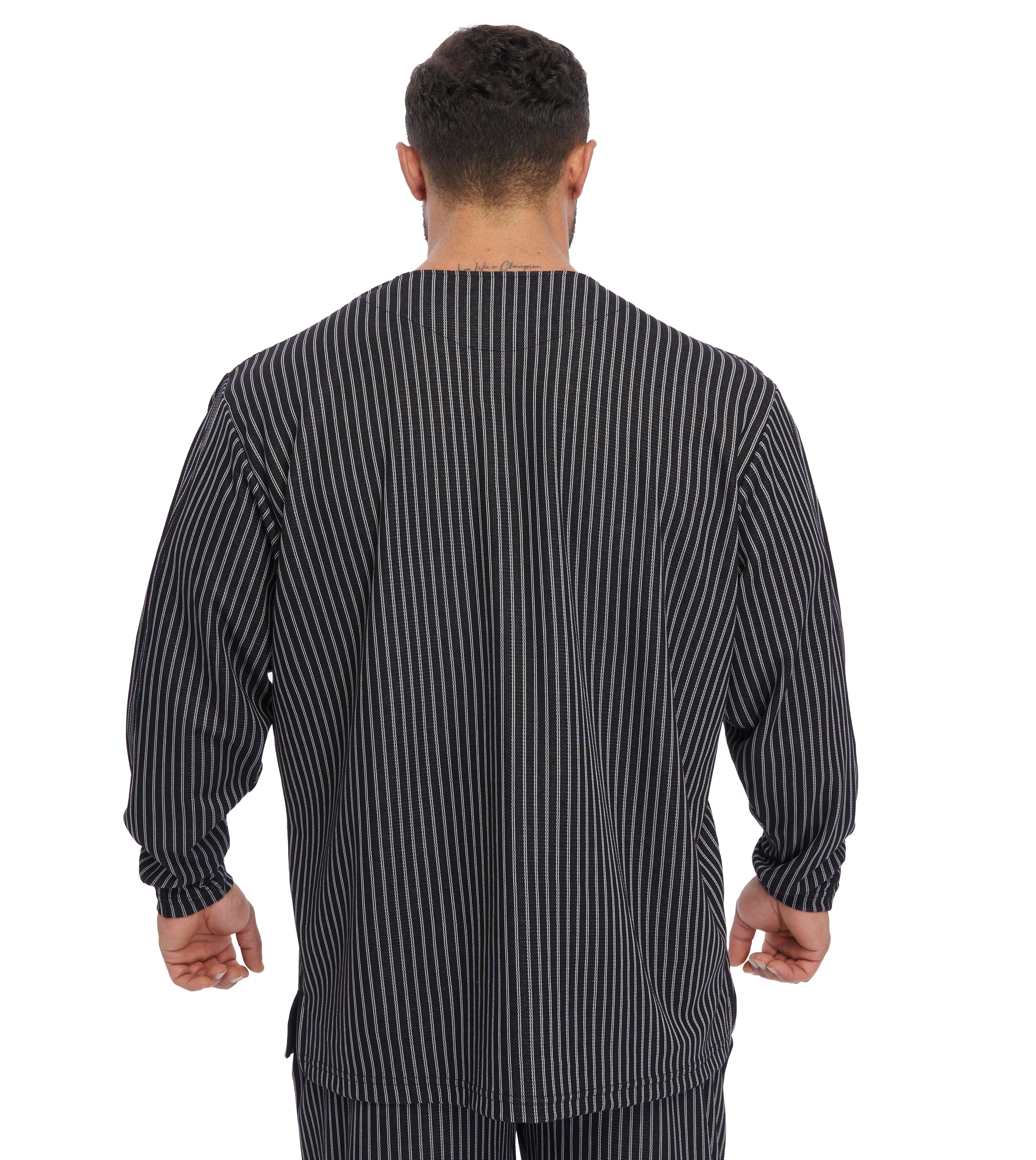 Men's Oversize Striped Sweatshirt 