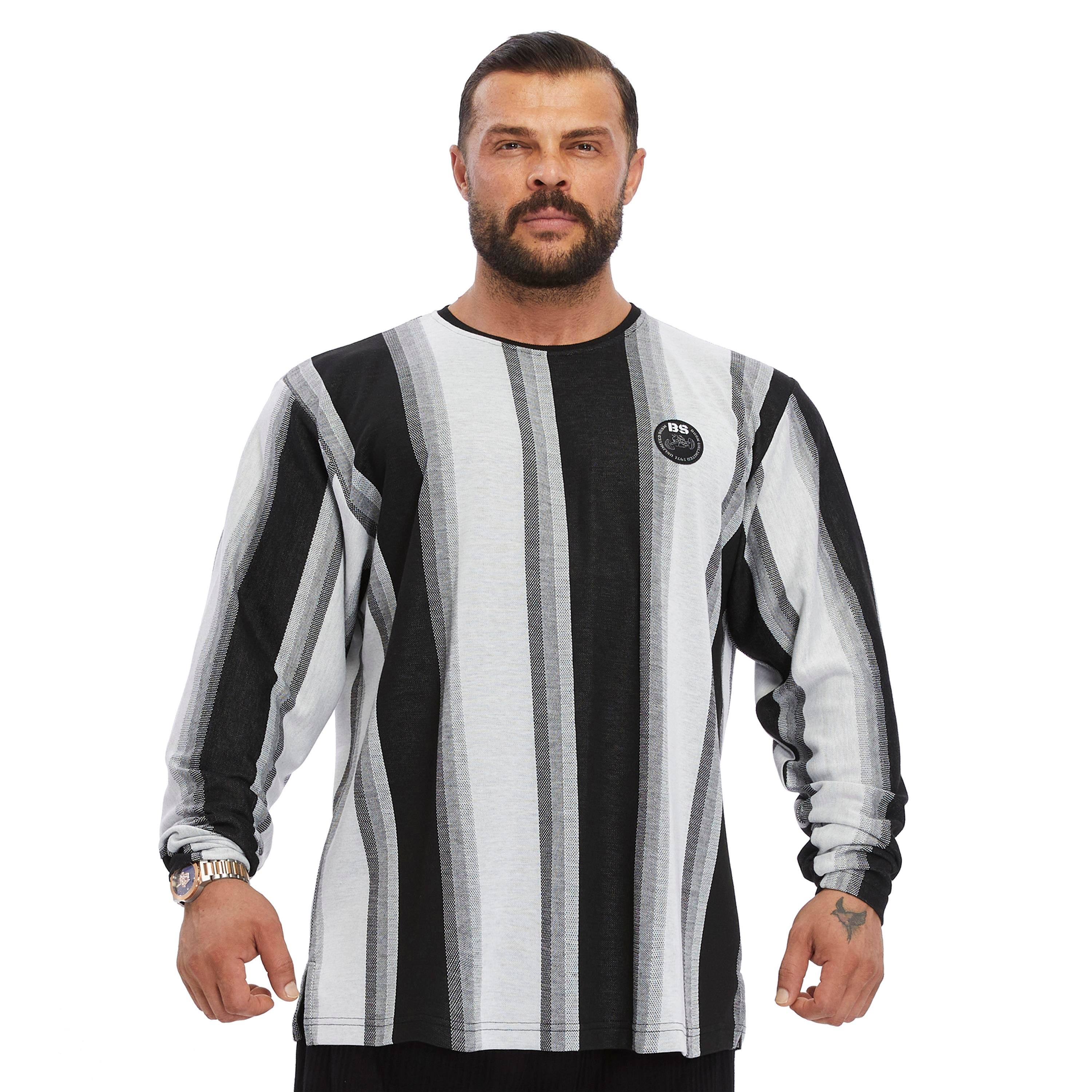 Men's Oversize Striped Sweatshirt 