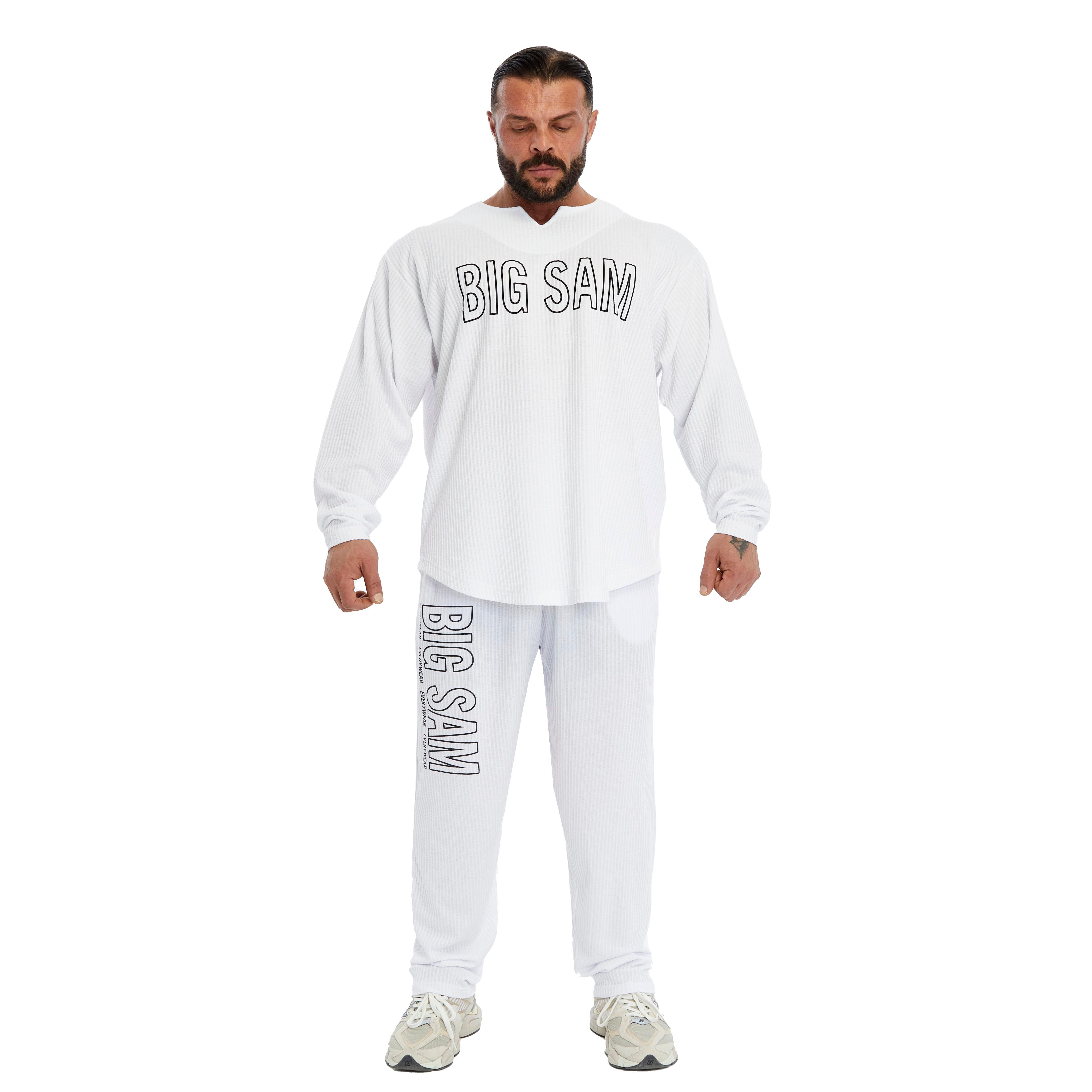 Men's Oversize Sweatshirt Long Sleeve Cotton Rag Top