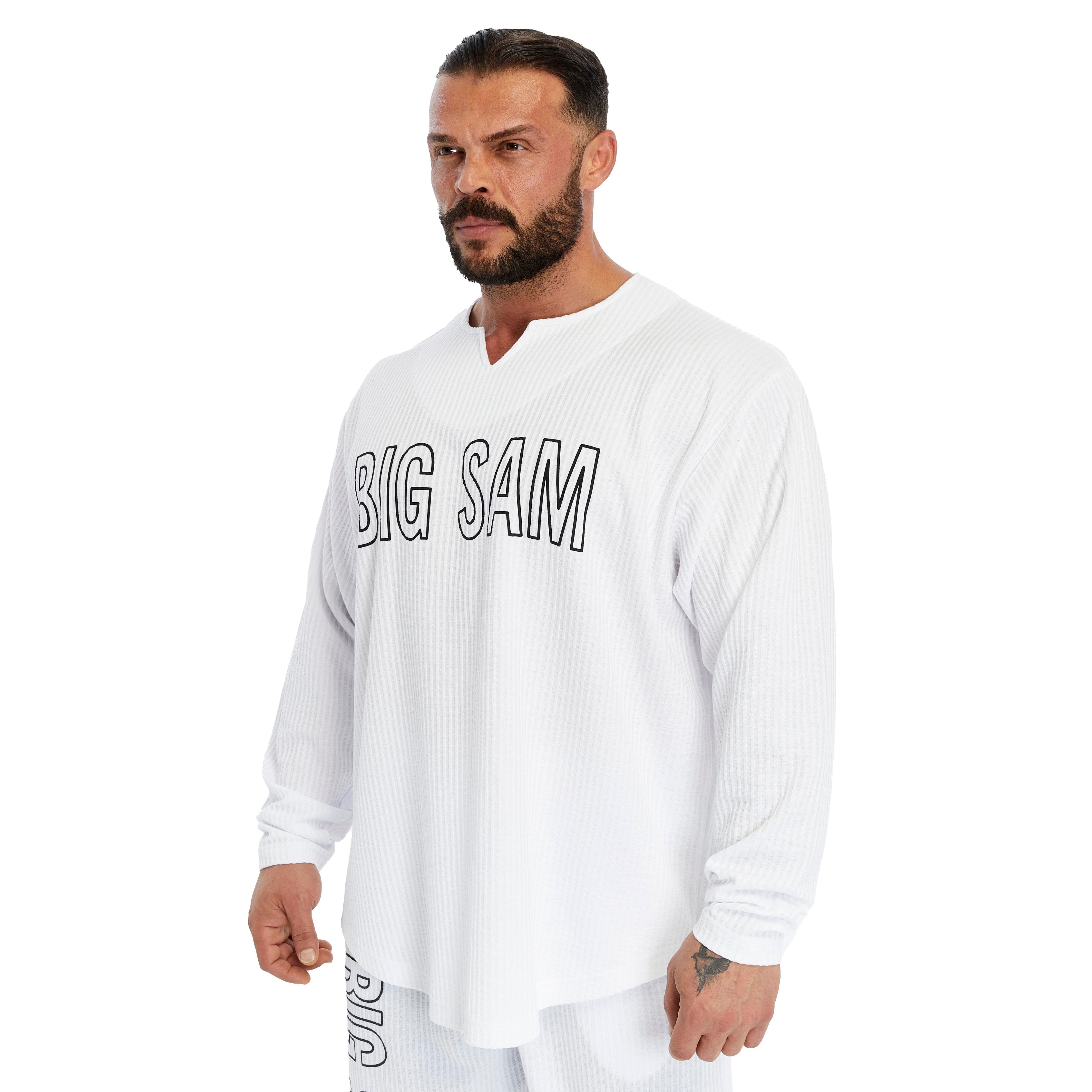 Men's Oversize Sweatshirt Long Sleeve Cotton Rag Top