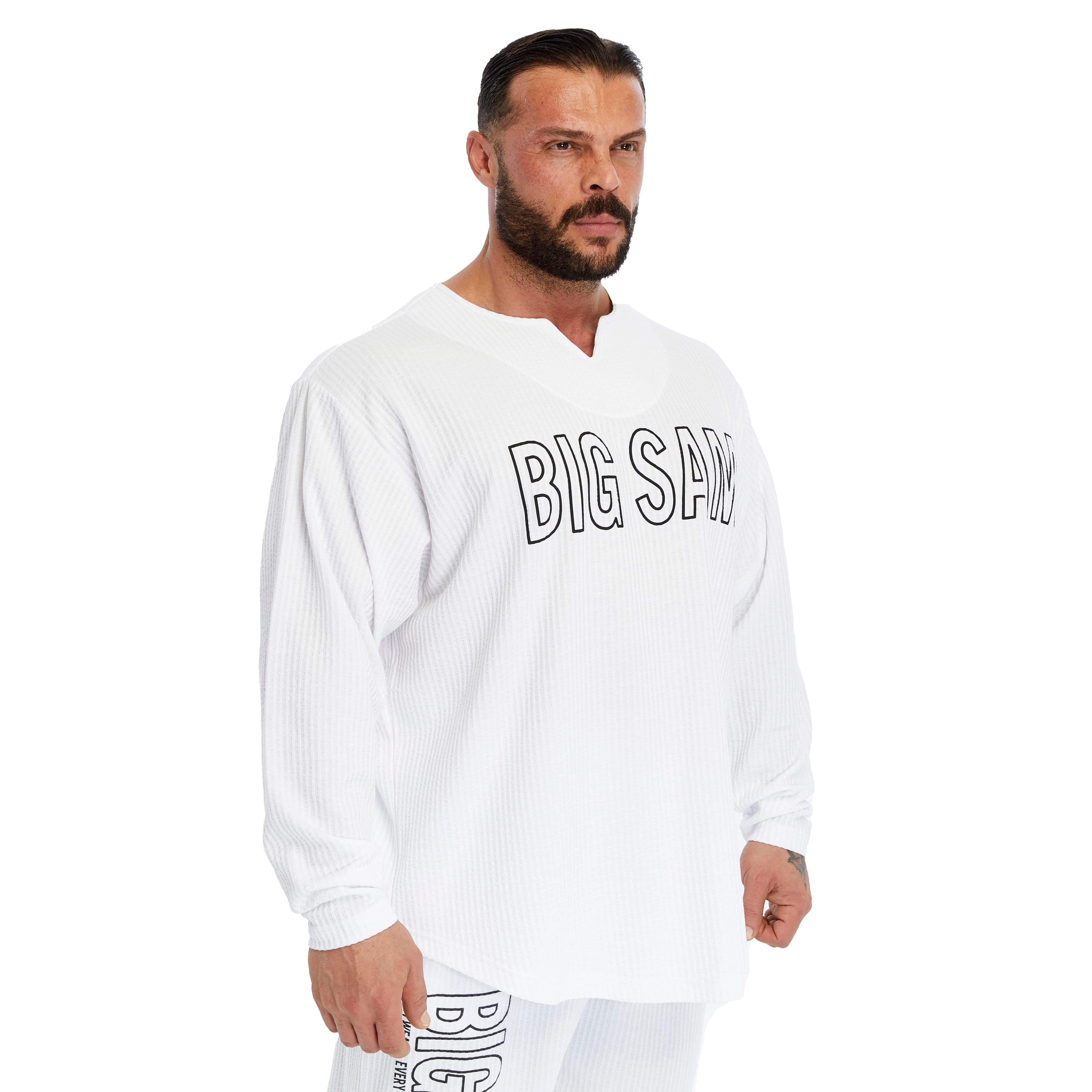 Men's Oversize Sweatshirt Long Sleeve Cotton Rag Top