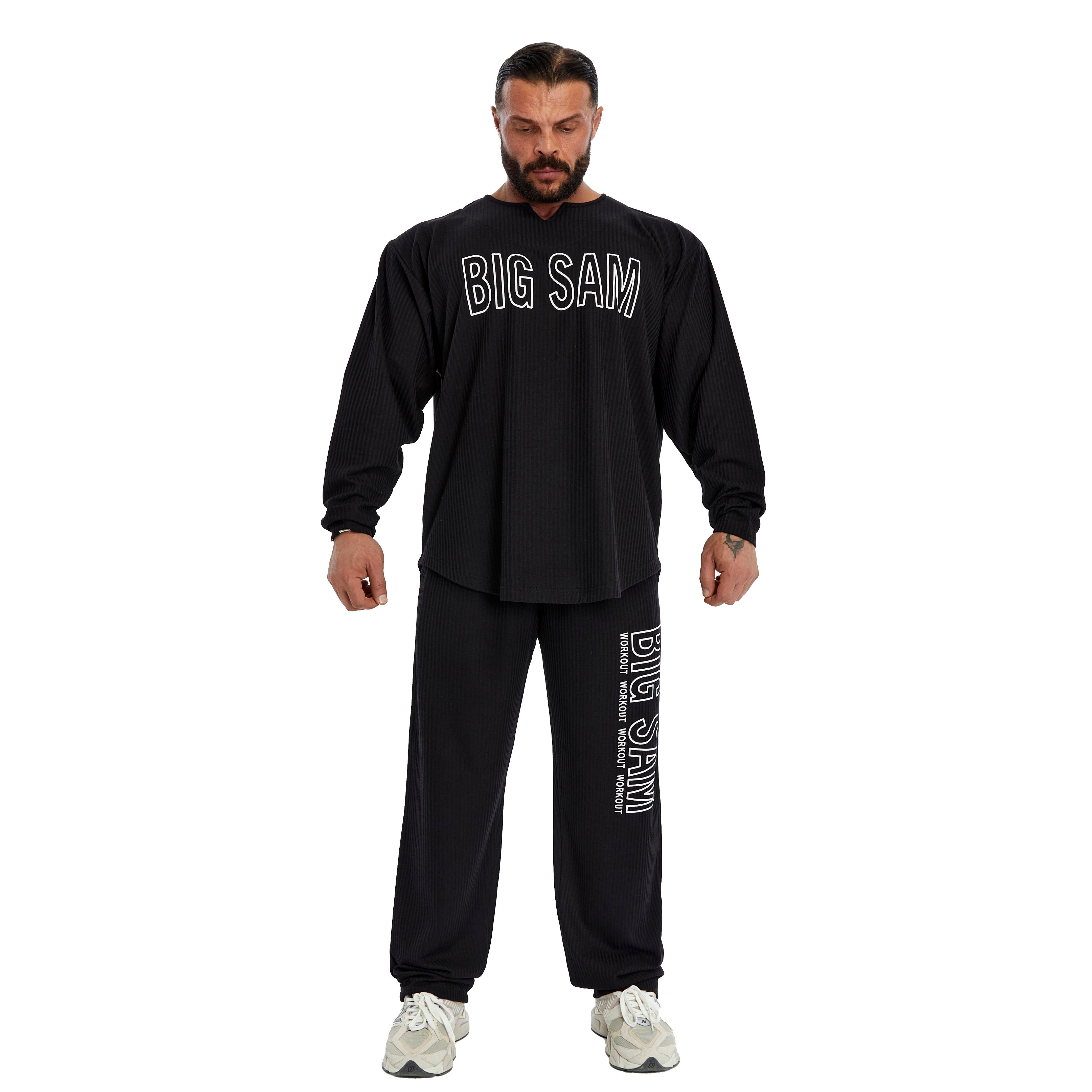 Men's Oversize Sweatshirt Long Sleeve Cotton Rag Top