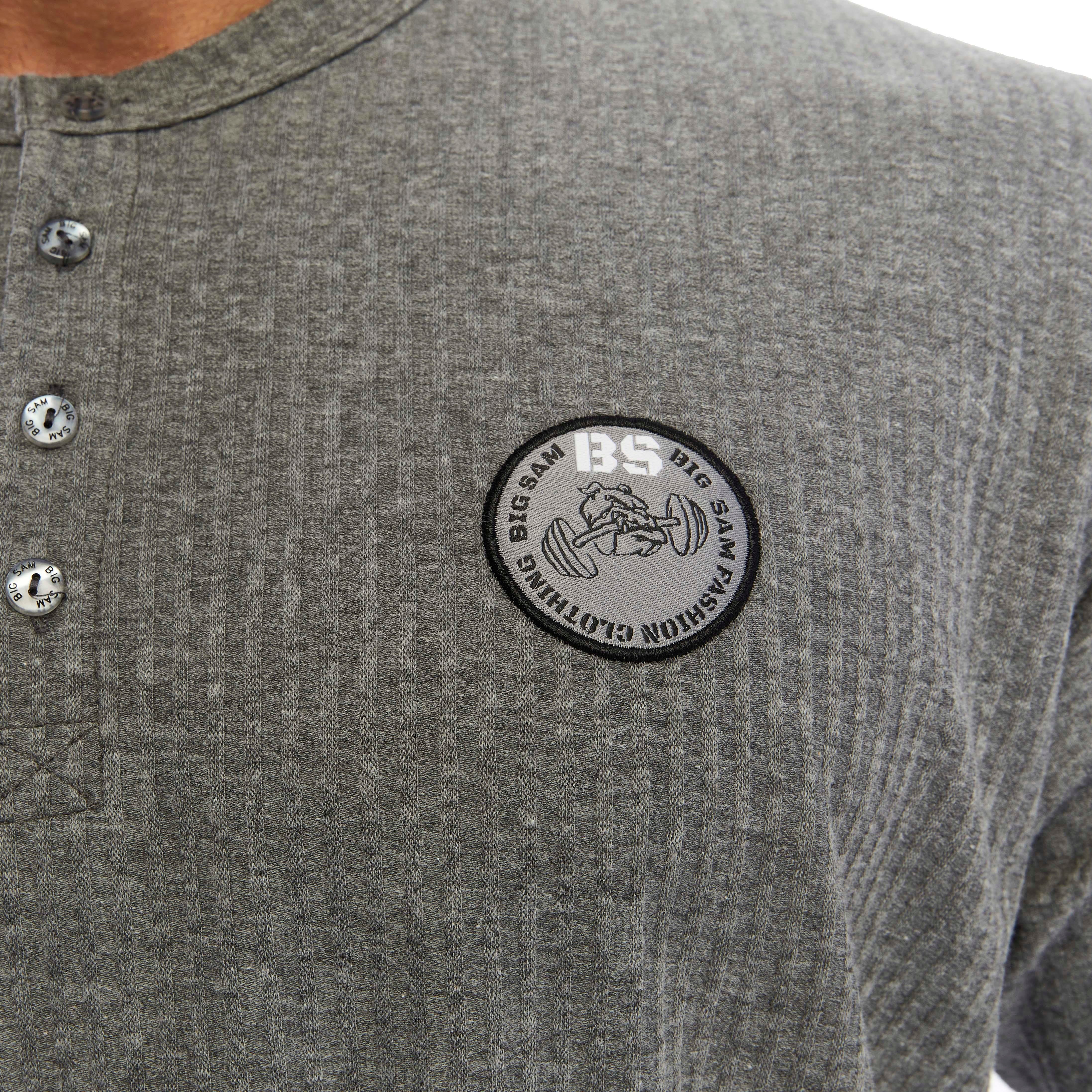 Men's Oversize T-shirt Button Down Rag Top