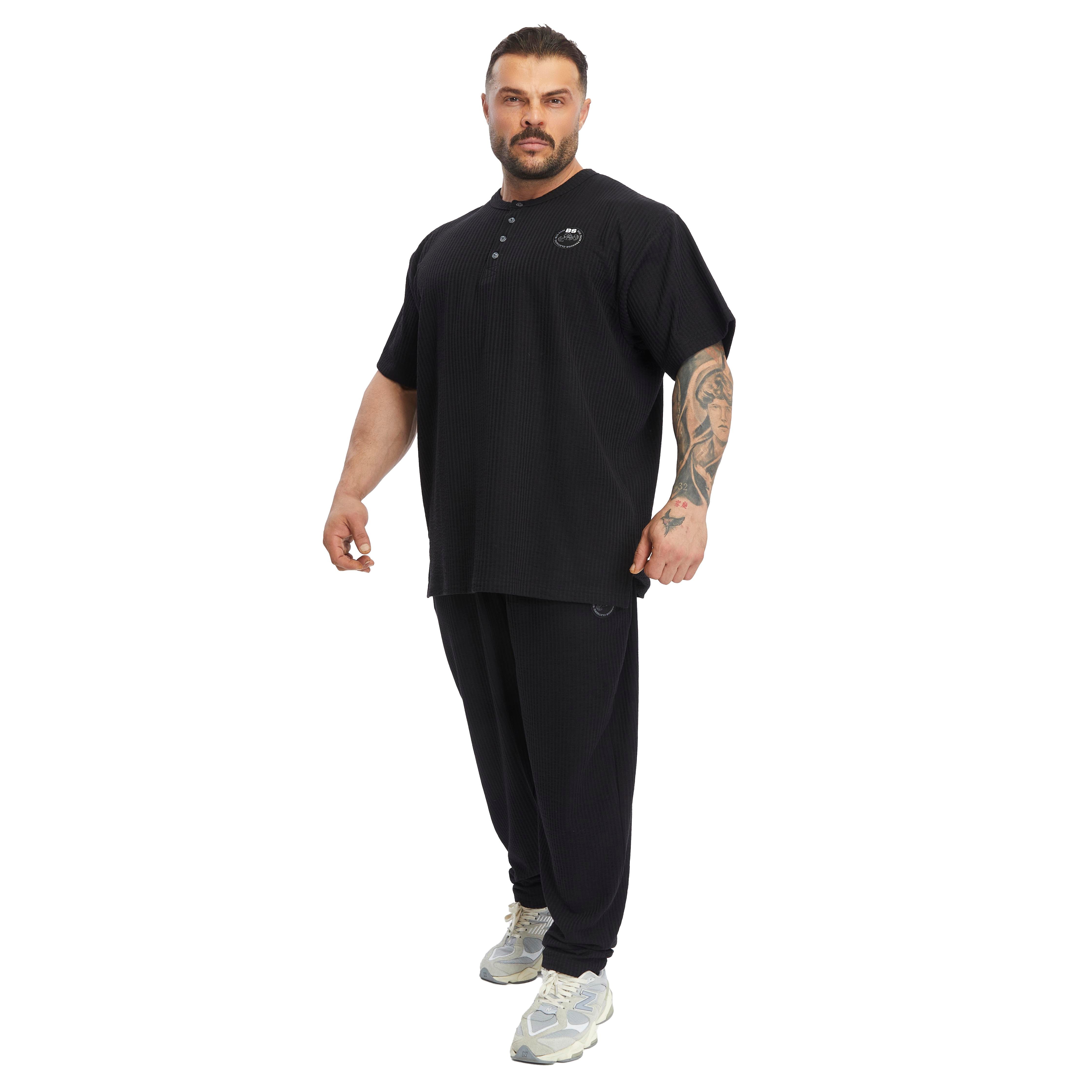 Men's Oversize T-shirt Button Down Rag Top