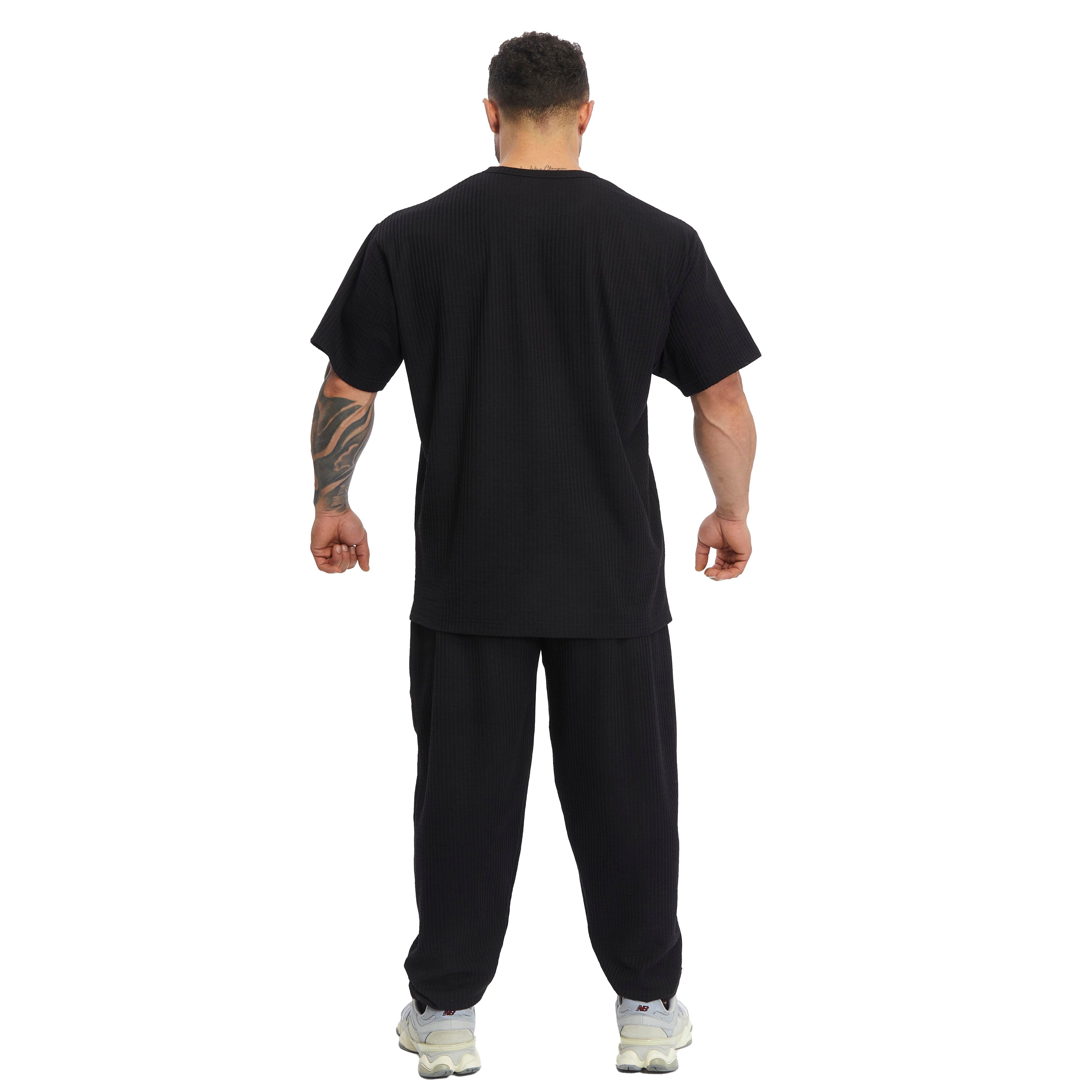 Men's Oversize T-shirt Button Down Rag Top