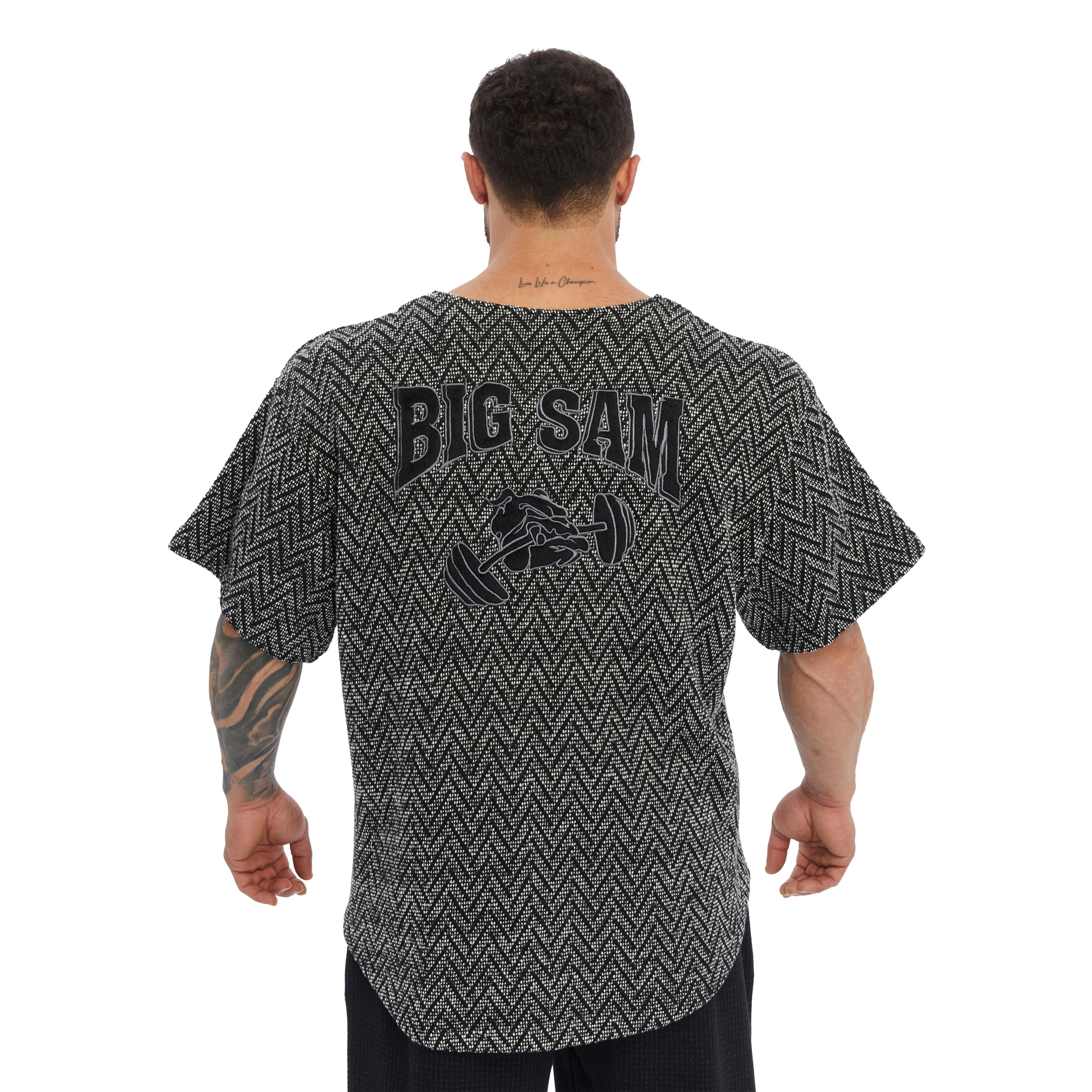 Men's Oversize T-shirt Textured Cotton Rag Top