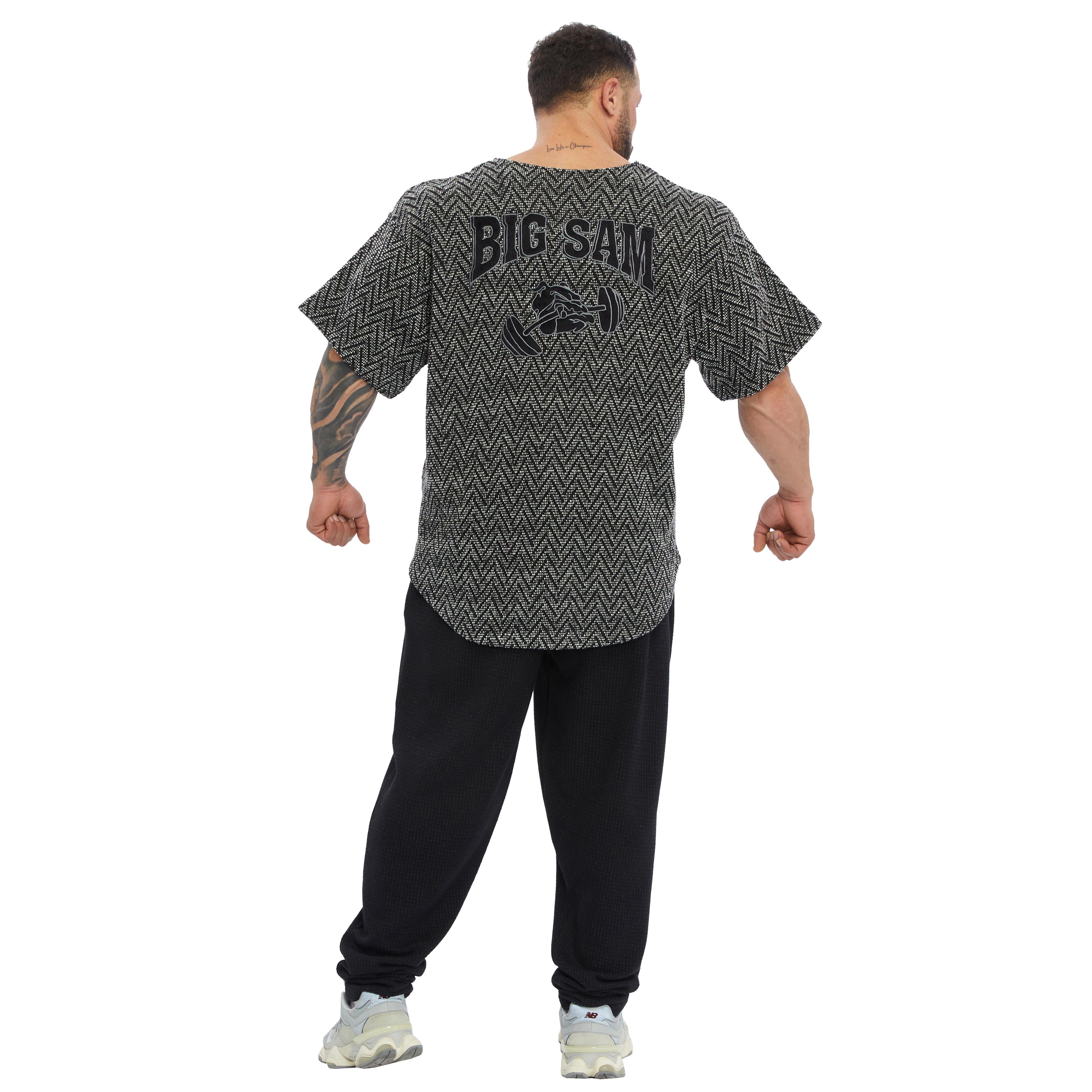 Men's Oversize T-shirt Textured Cotton Rag Top