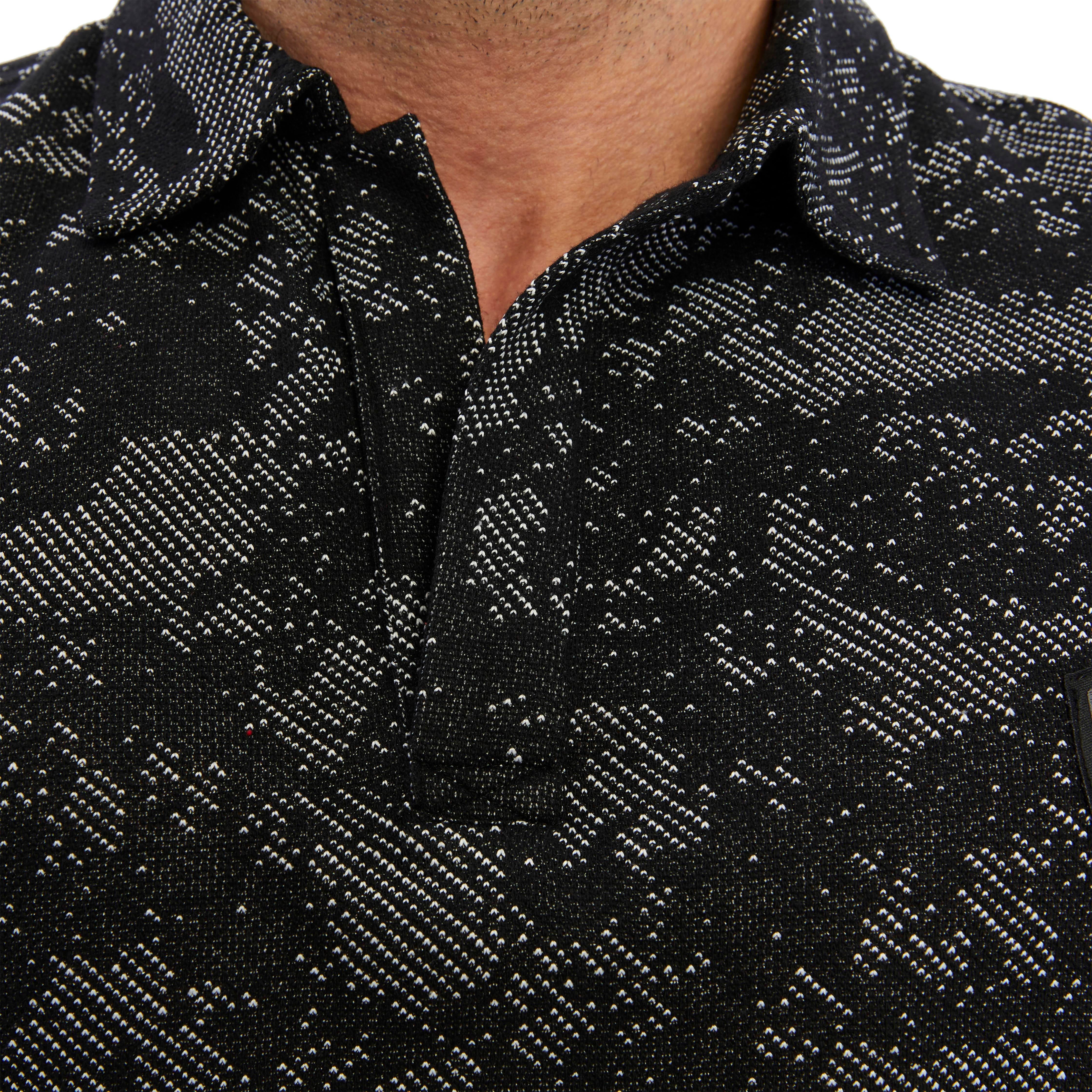 Men's Oversize Technic Camo Polo T-shirt