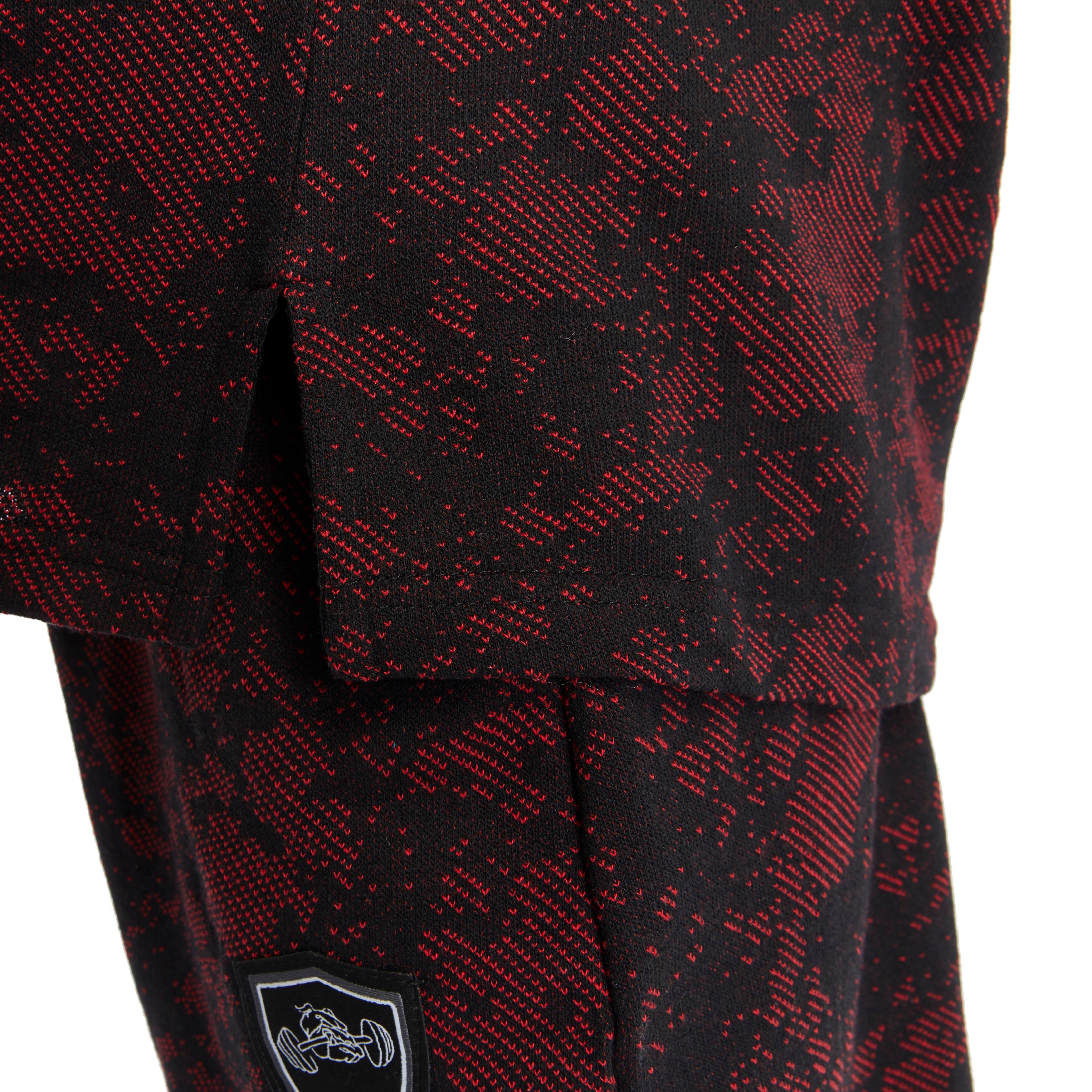 Men's Oversize Technic Camo Polo T-shirt