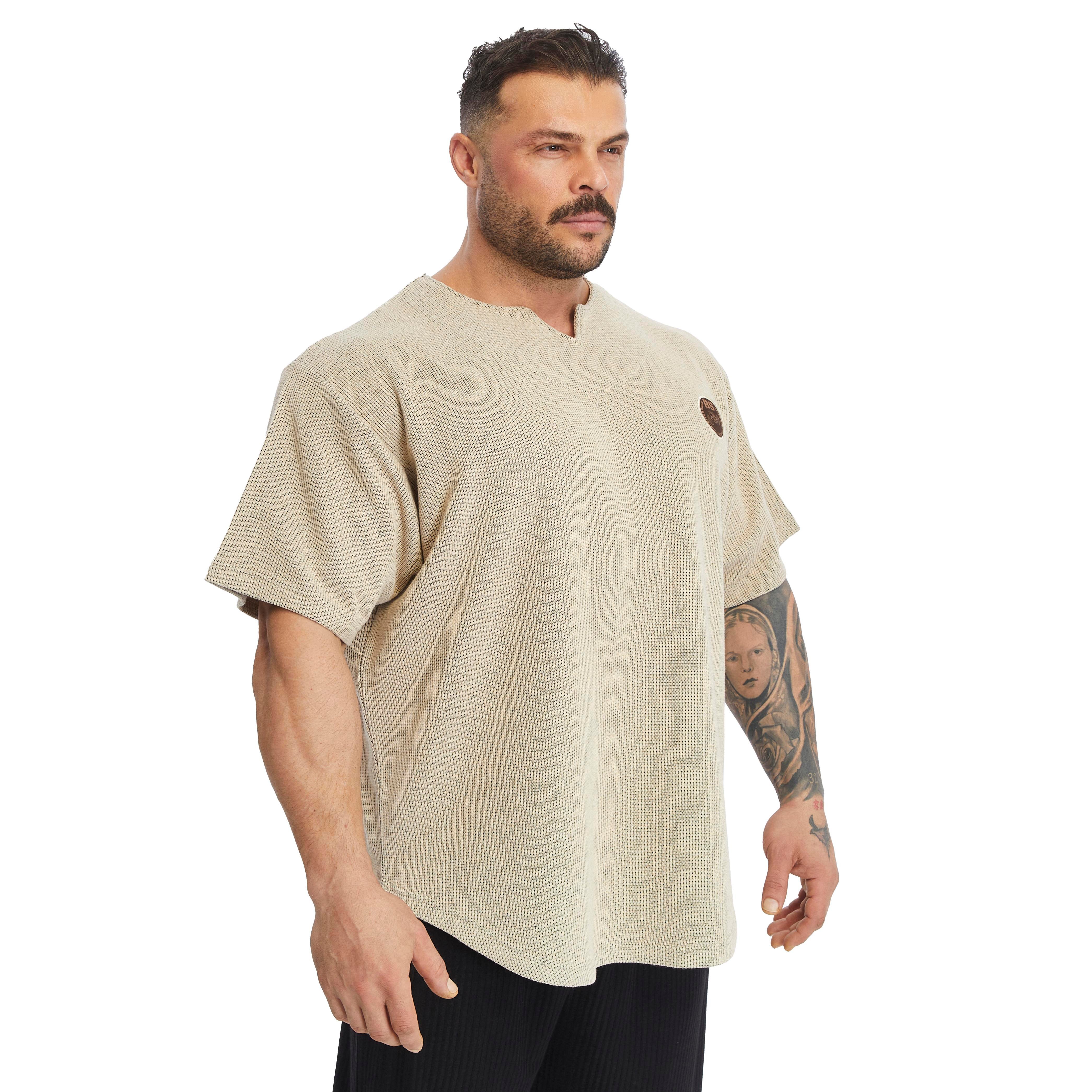 Men's Oversize Textured Fabric Cotton T-shirt