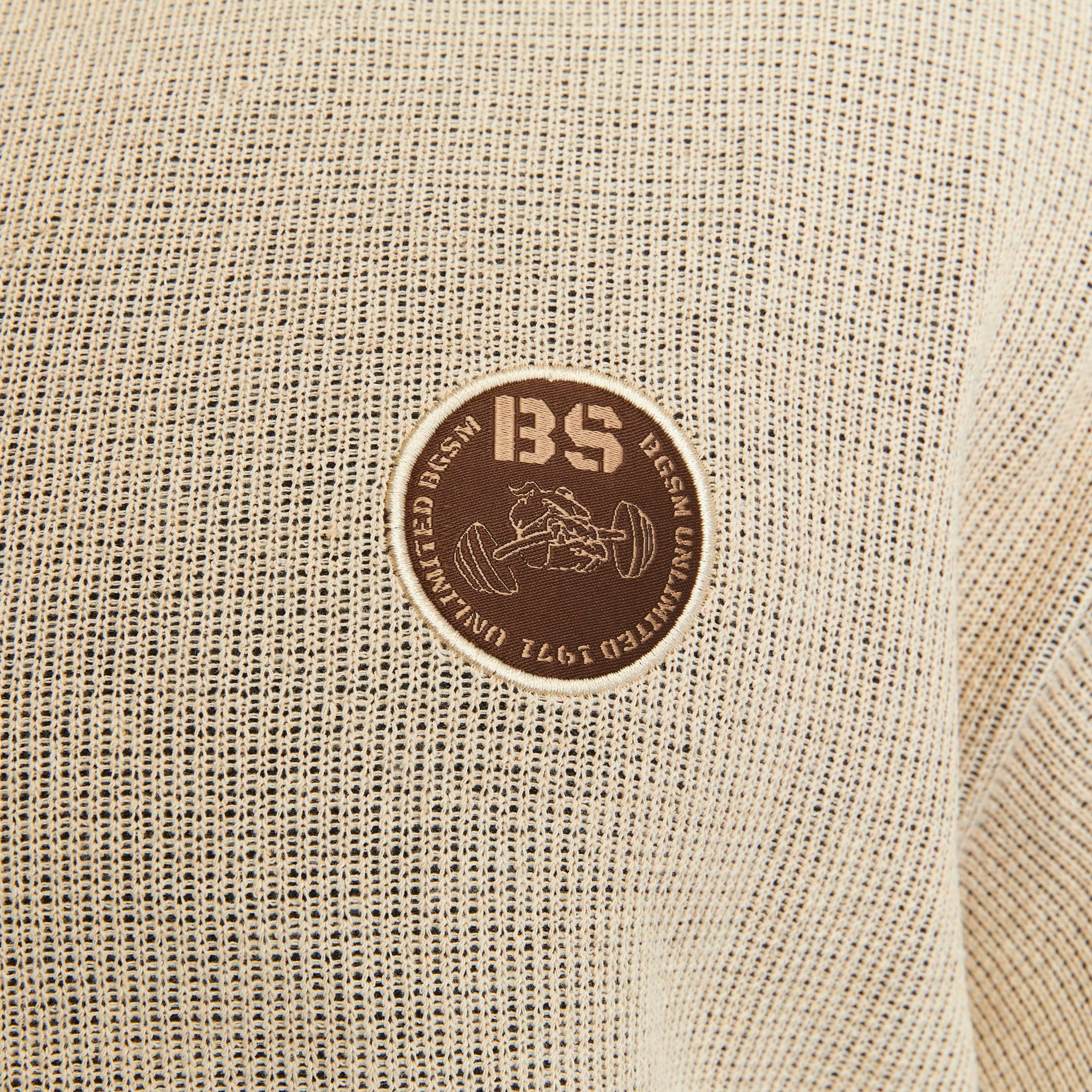 Men's Oversize Textured Fabric Cotton T-shirt