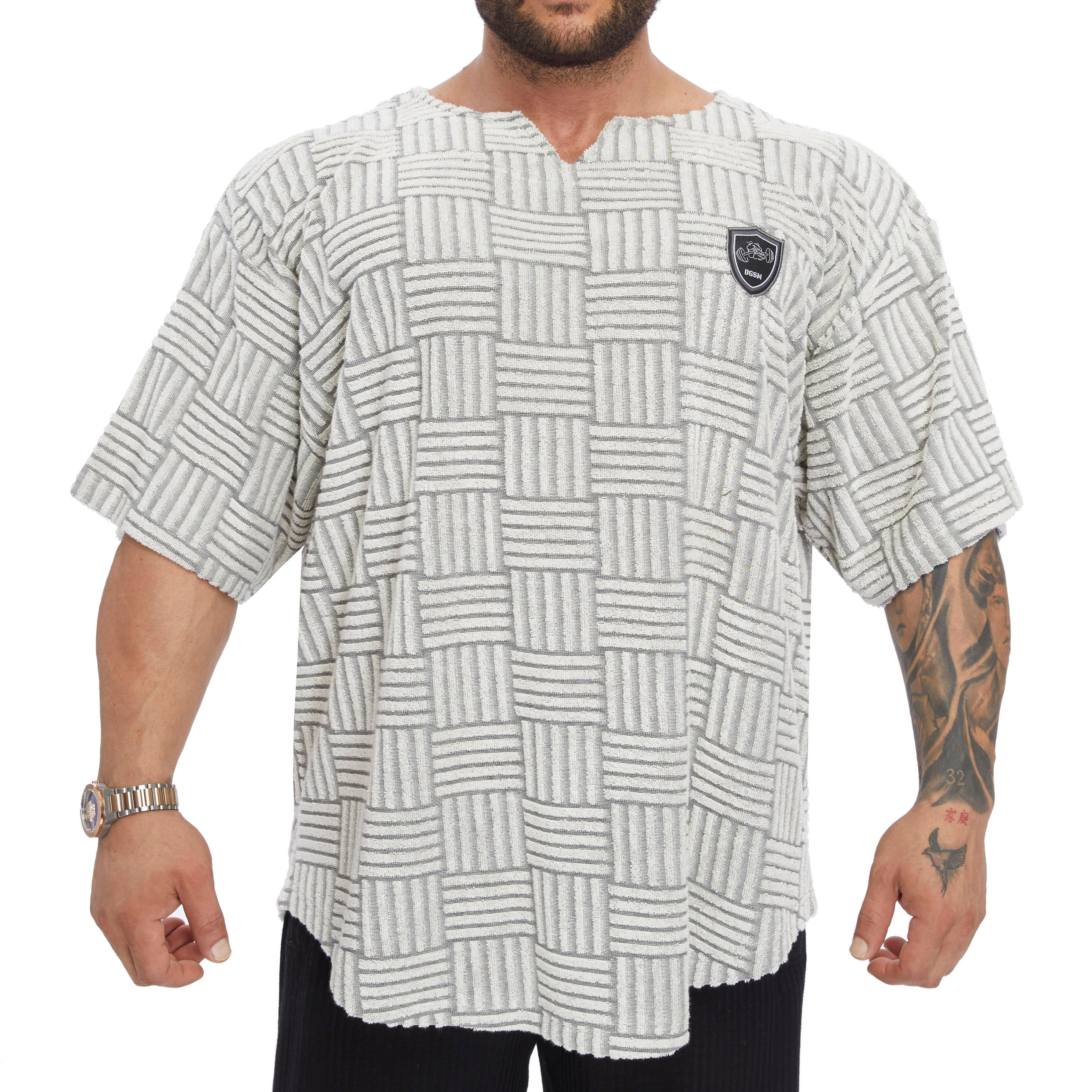 Men's Oversize Towel Rag Top T-shirt
