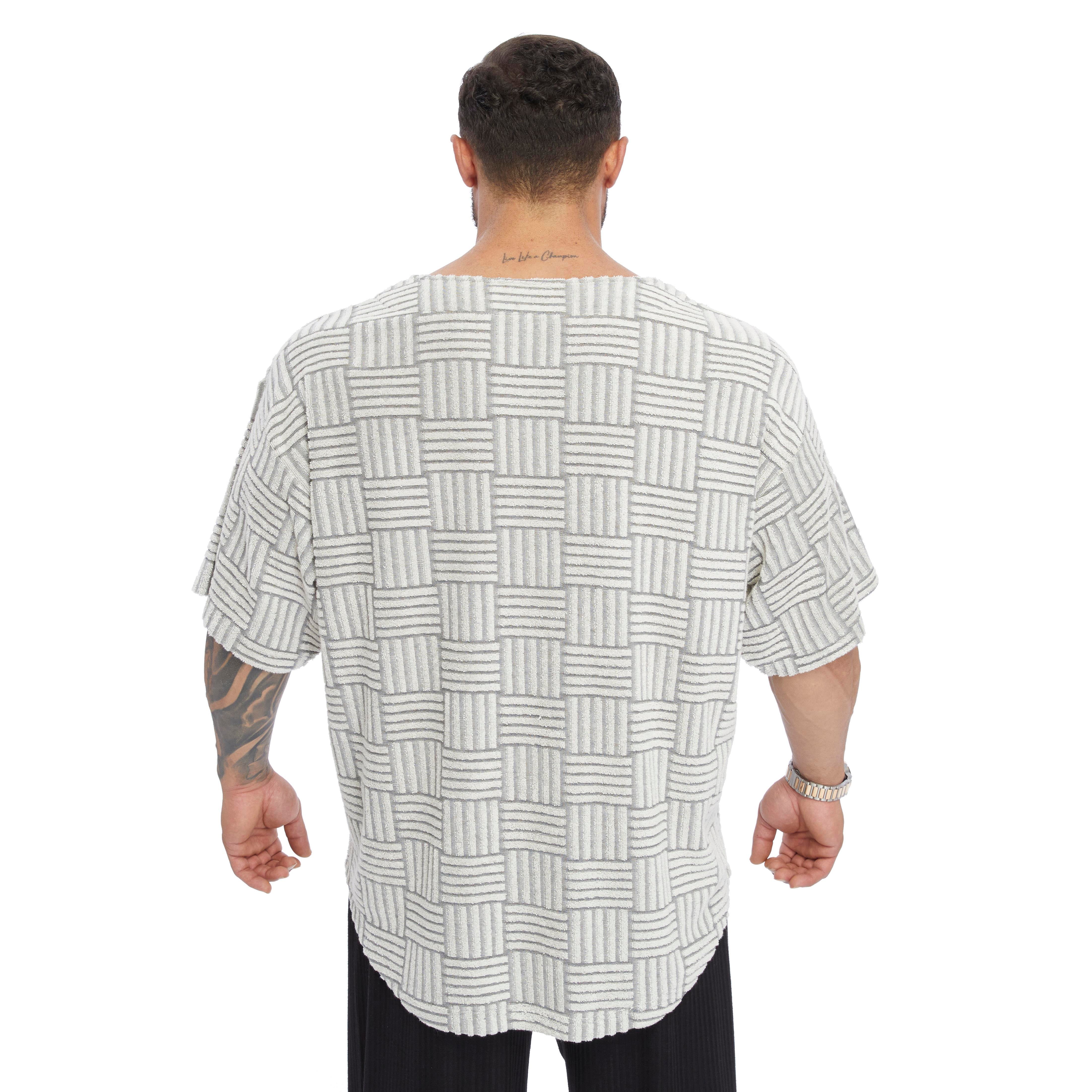Men's Oversize Towel Rag Top T-shirt