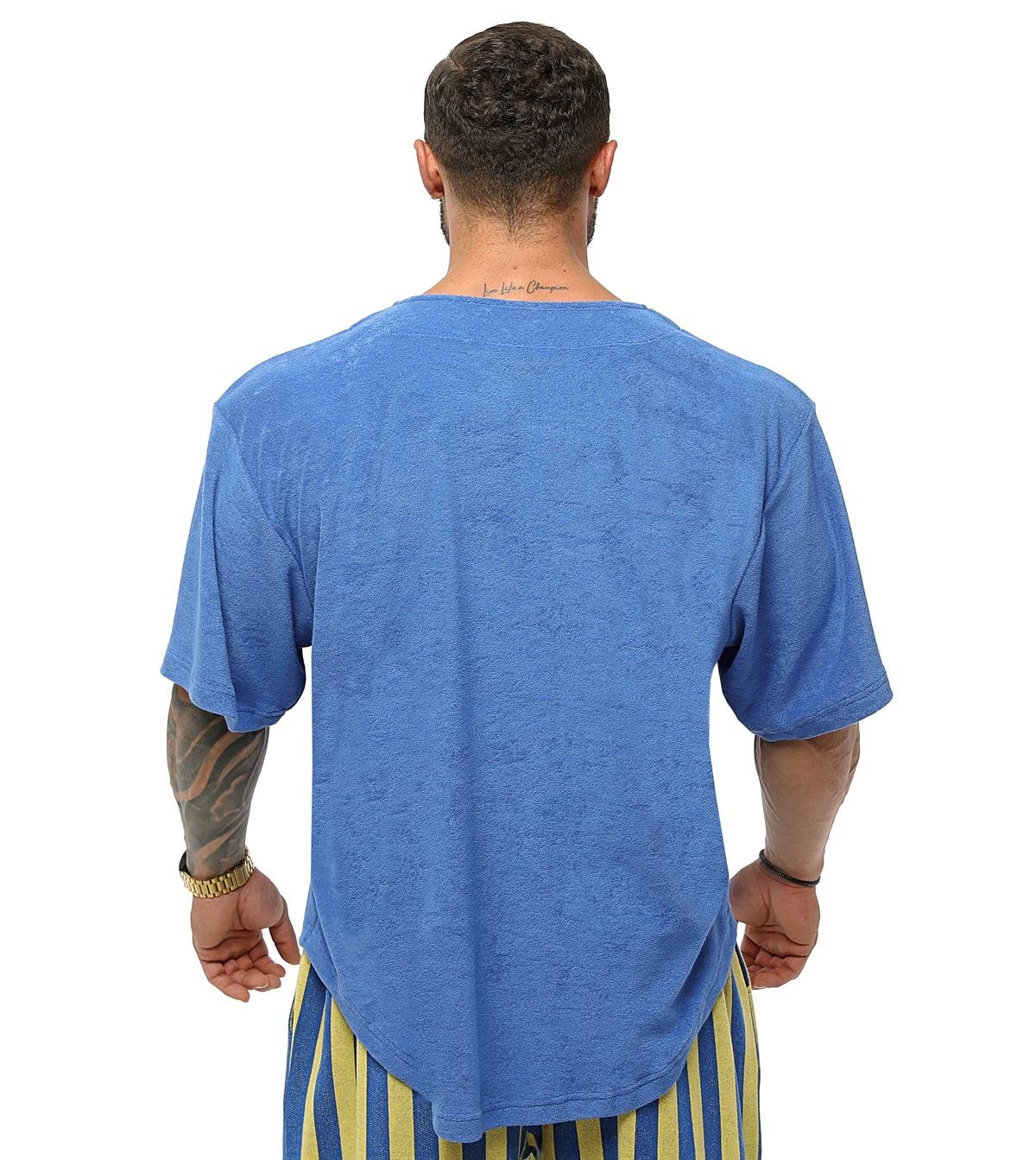 Men's Oversize Towel Rag Top T-shirt