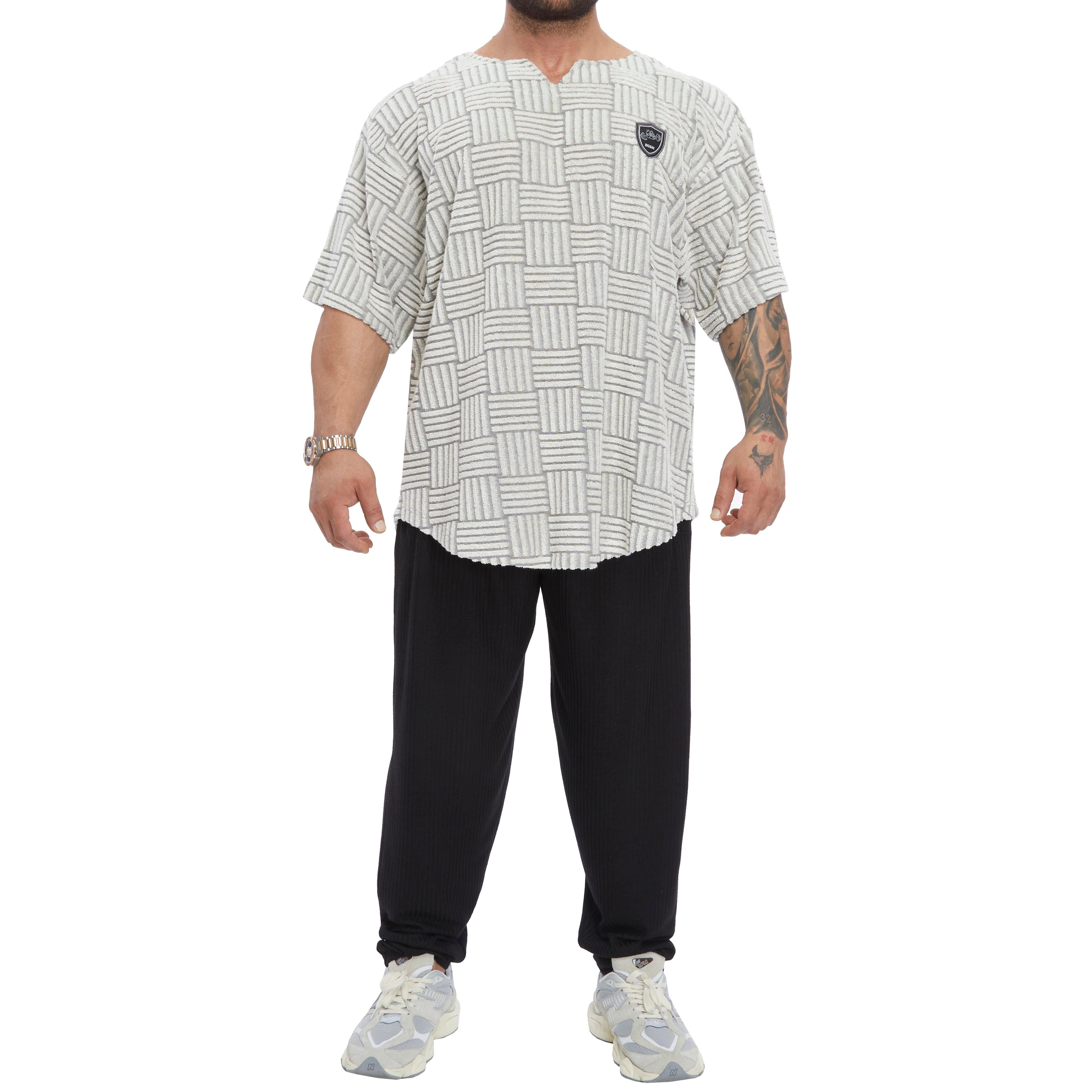 Men's Oversize Towel Rag Top T-shirt