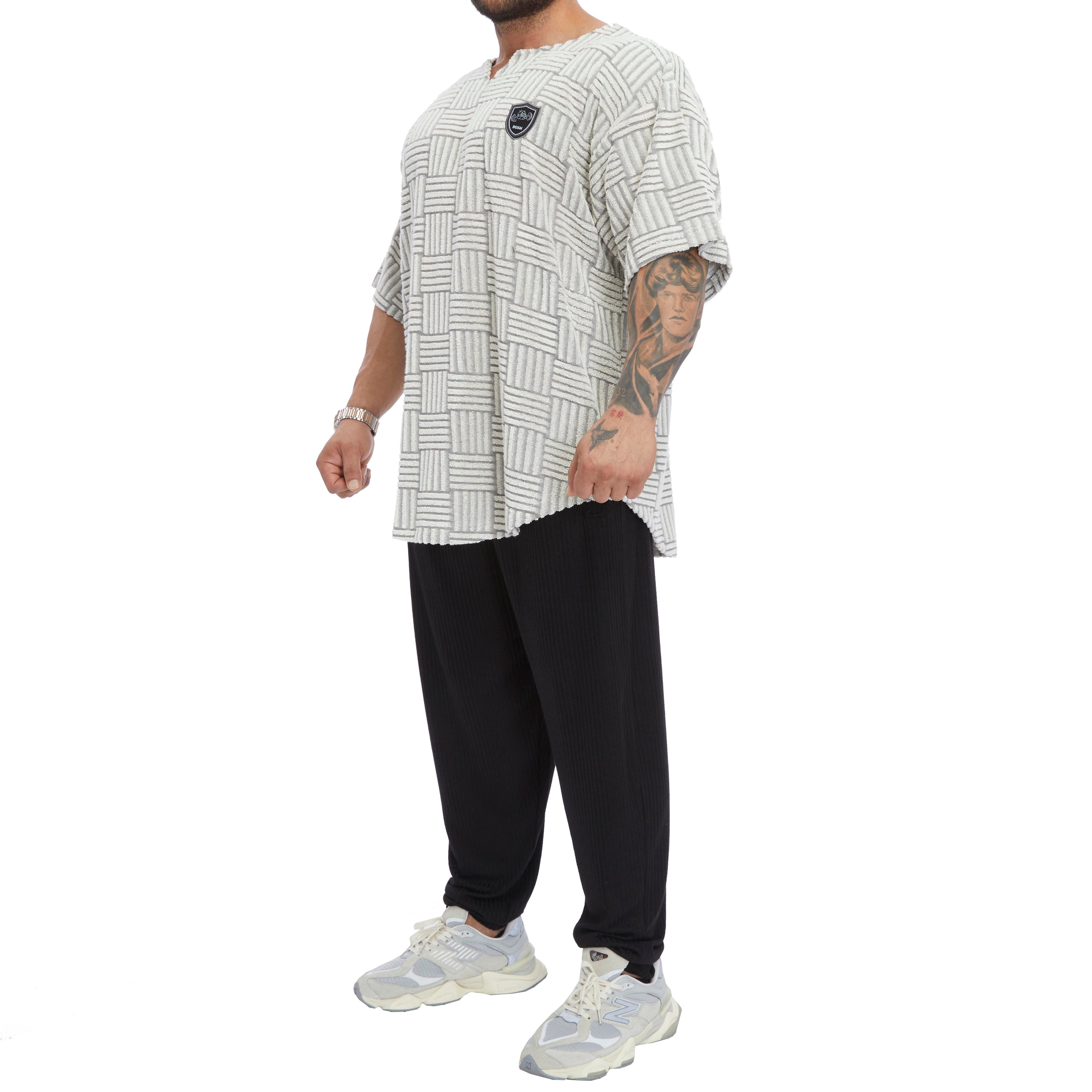 Men's Oversize Towel Rag Top T-shirt