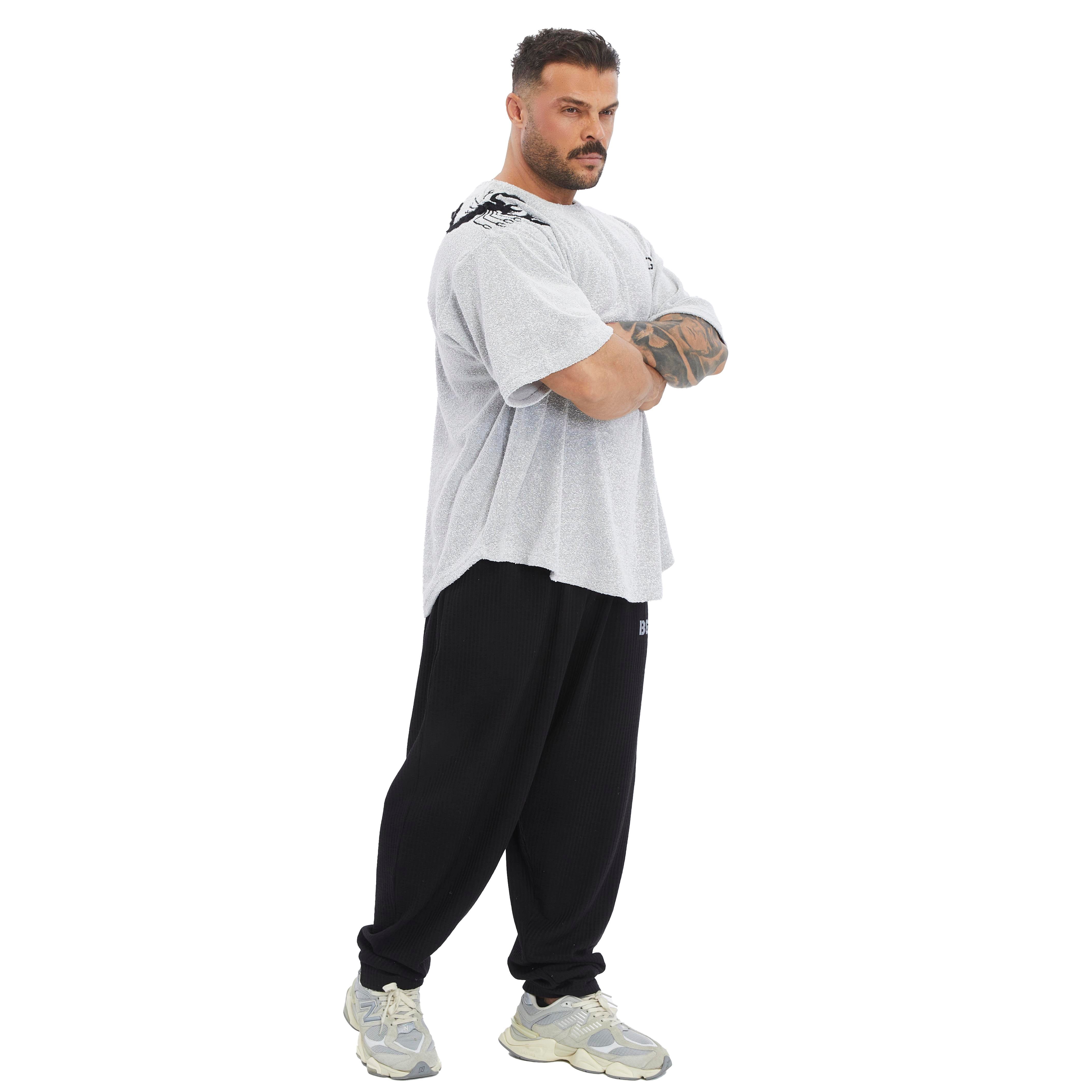 Men's Oversize Towel Textured Rag Top T-shirt