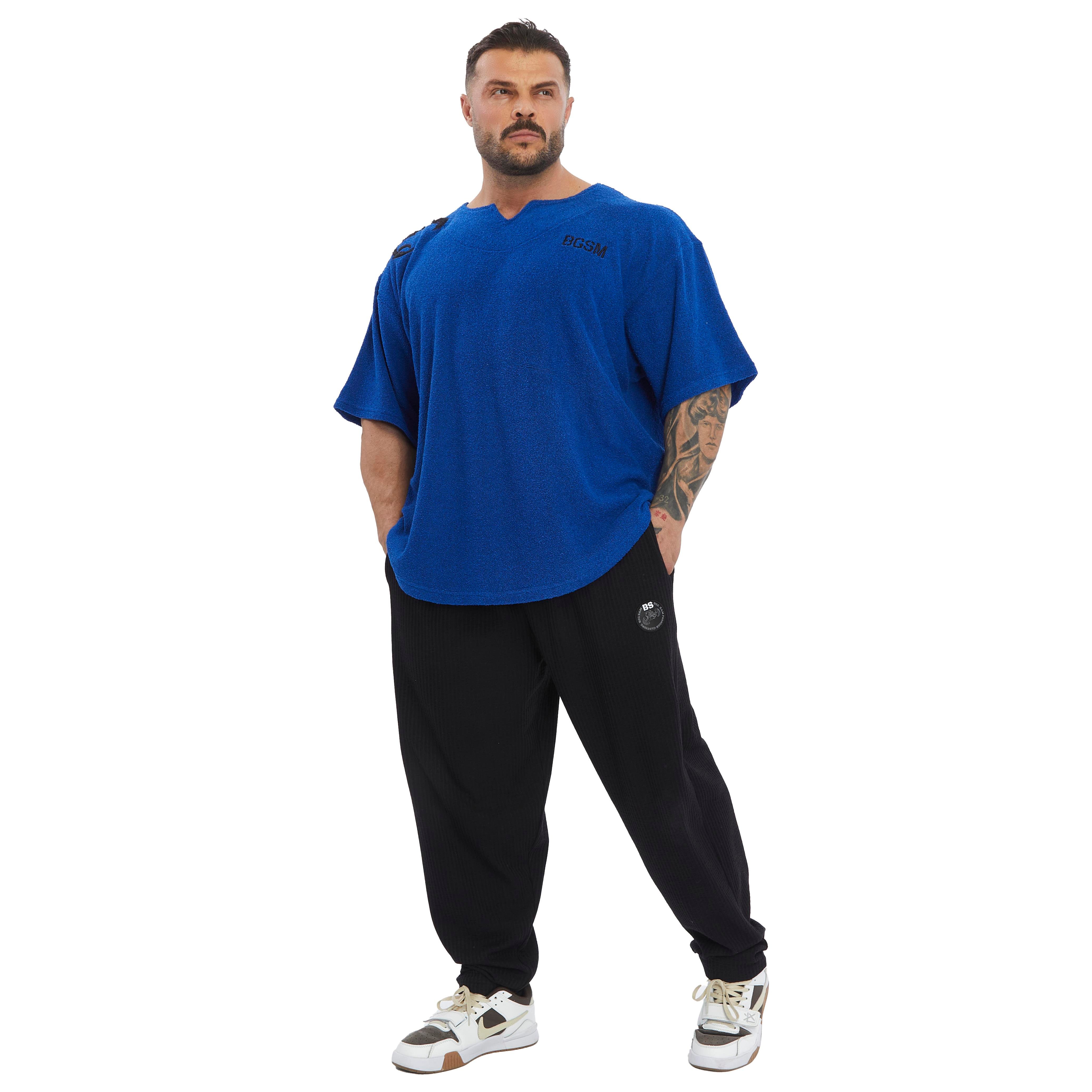 Men's Oversize Towel Textured Rag Top T-shirt