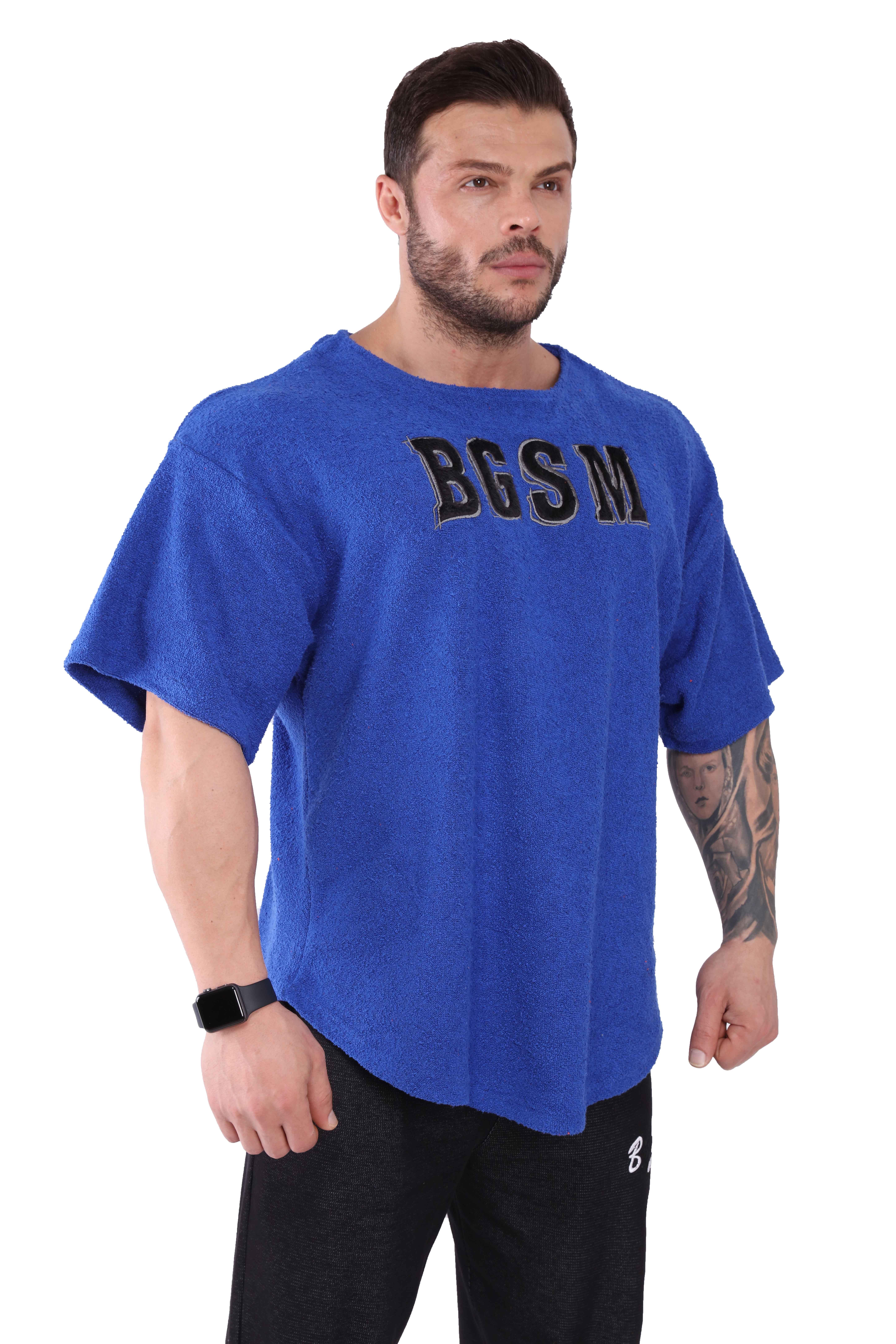 Men's Oversize Towel Textured Rag Top T-shirt