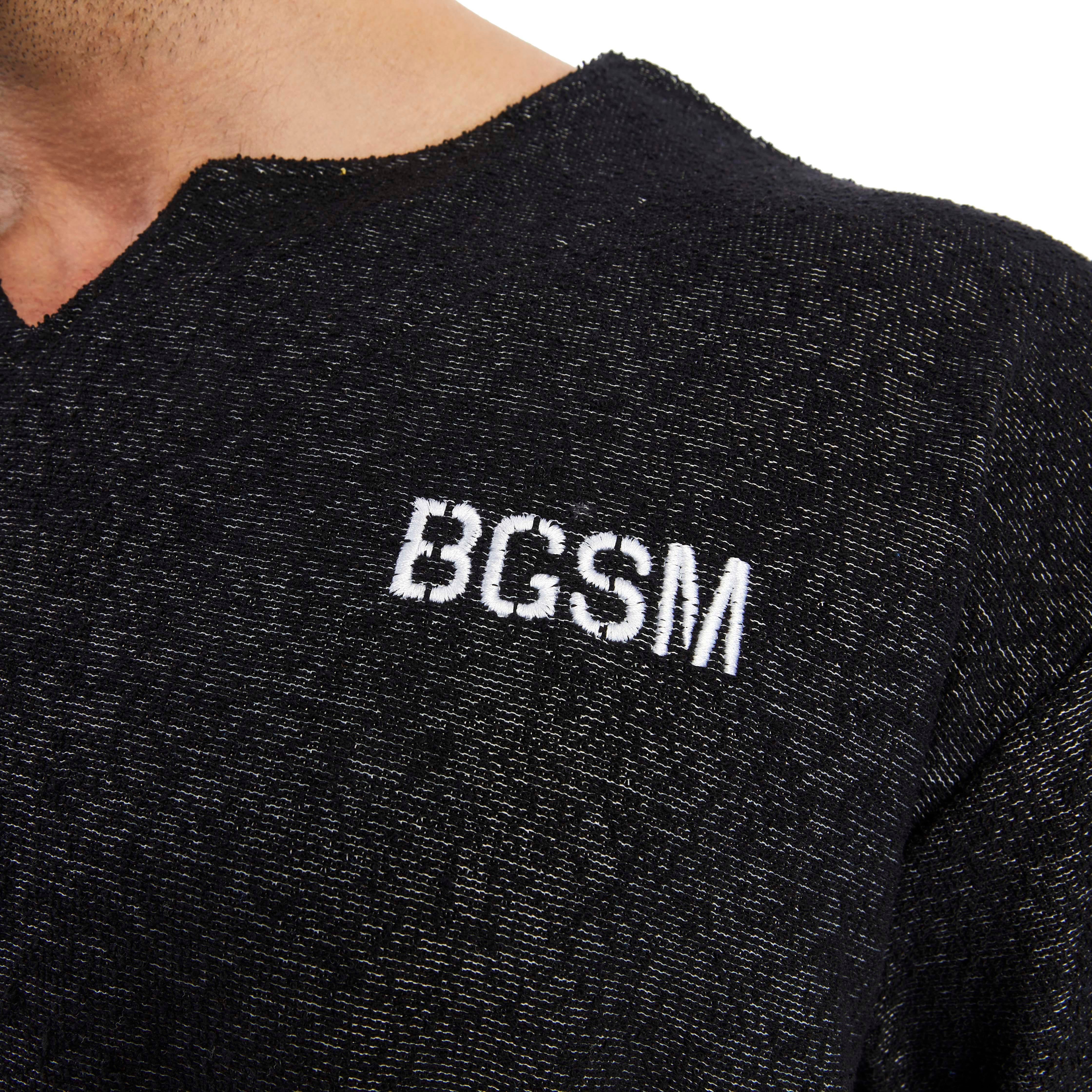 Men's Oversize Towel Textured Rag Top T-shirt