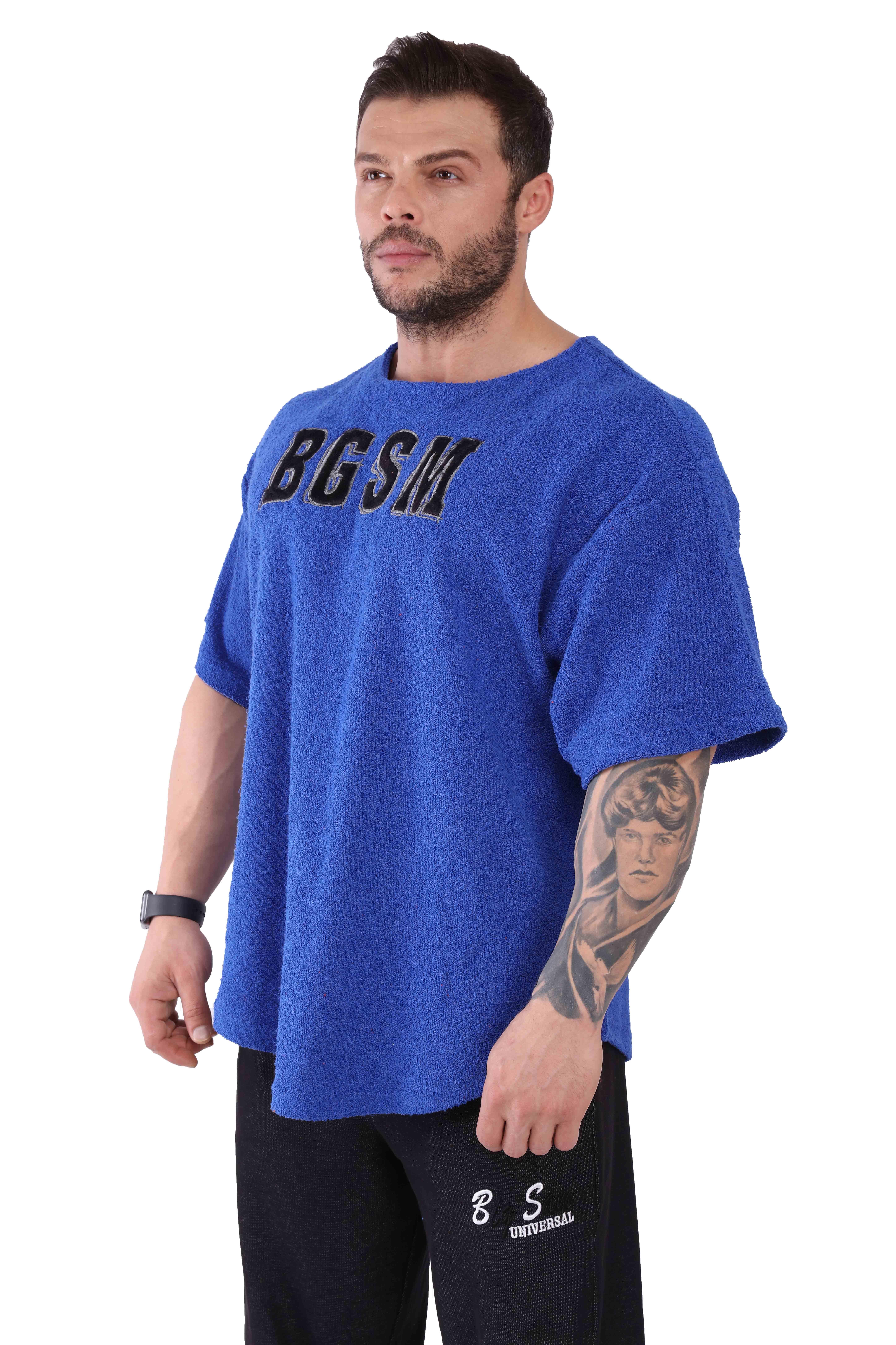 Men's Oversize Towel Textured Rag Top T-shirt