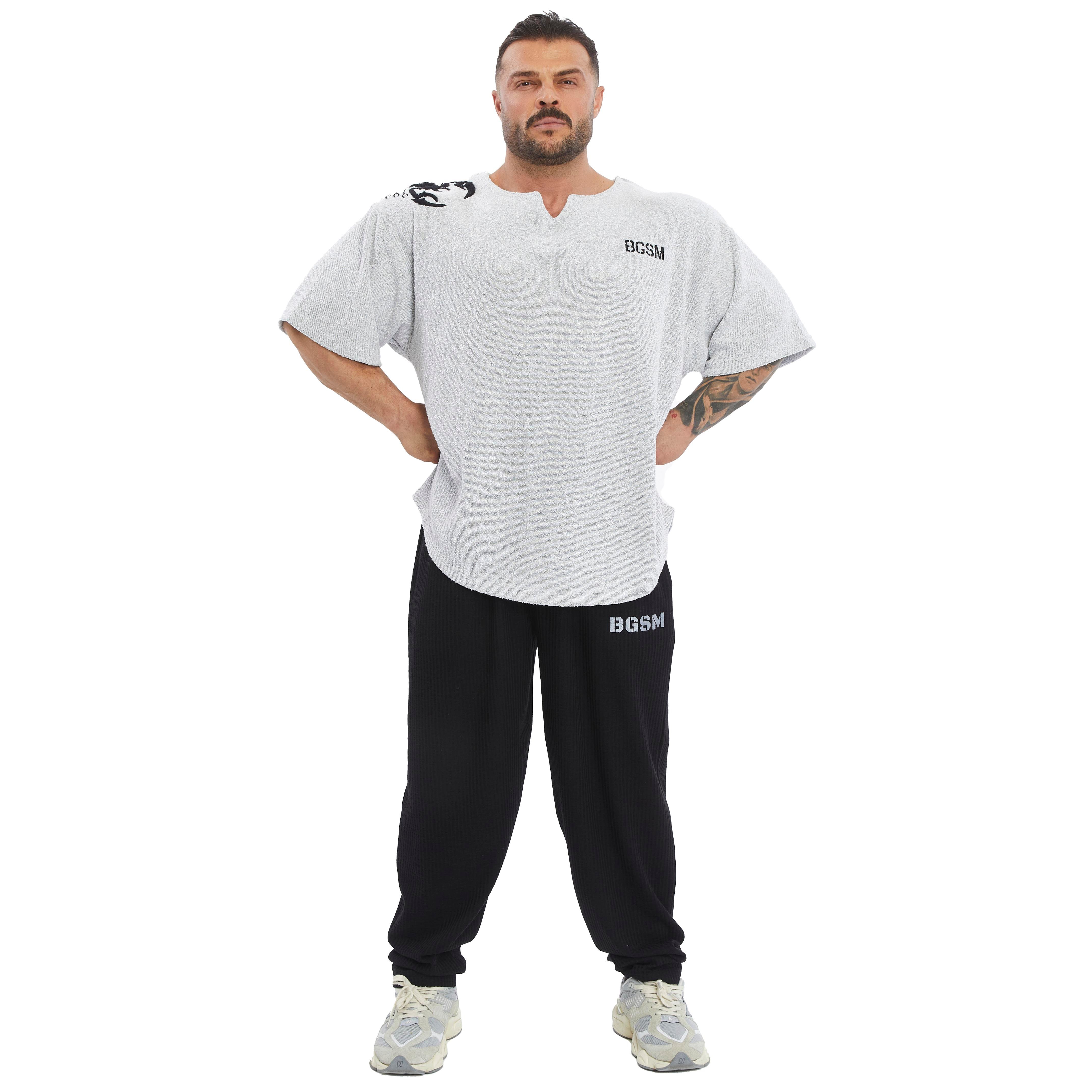 Men's Oversize Towel Textured Rag Top T-shirt